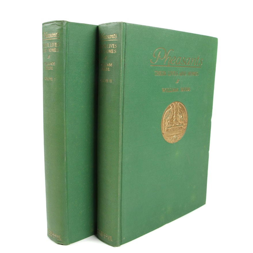 First Trade Edition "Pheasants: Their Lives and Homes" by William Beebe, 1926