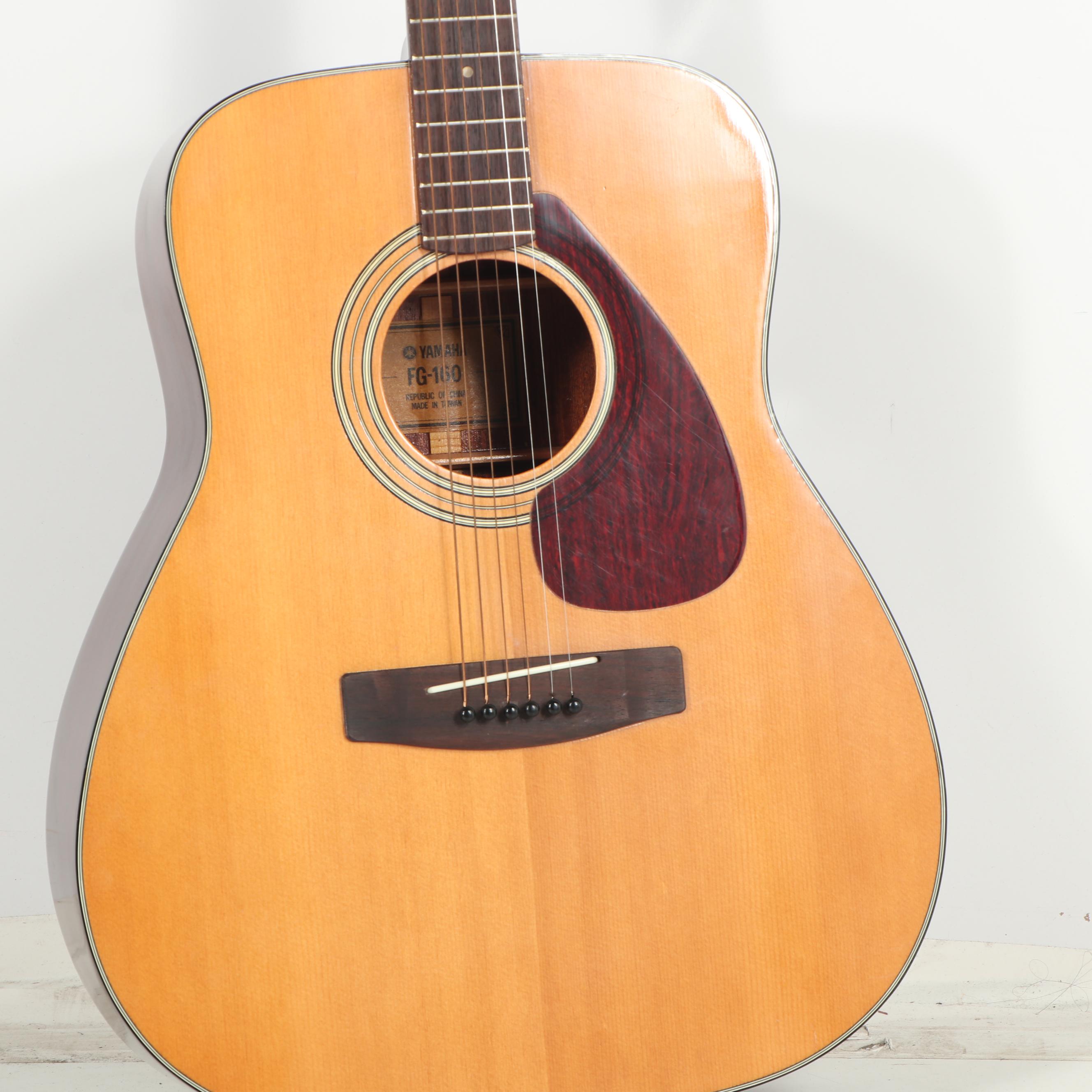 Yamaha FG-160 Acoustic Guitar with Case, Circa 1970