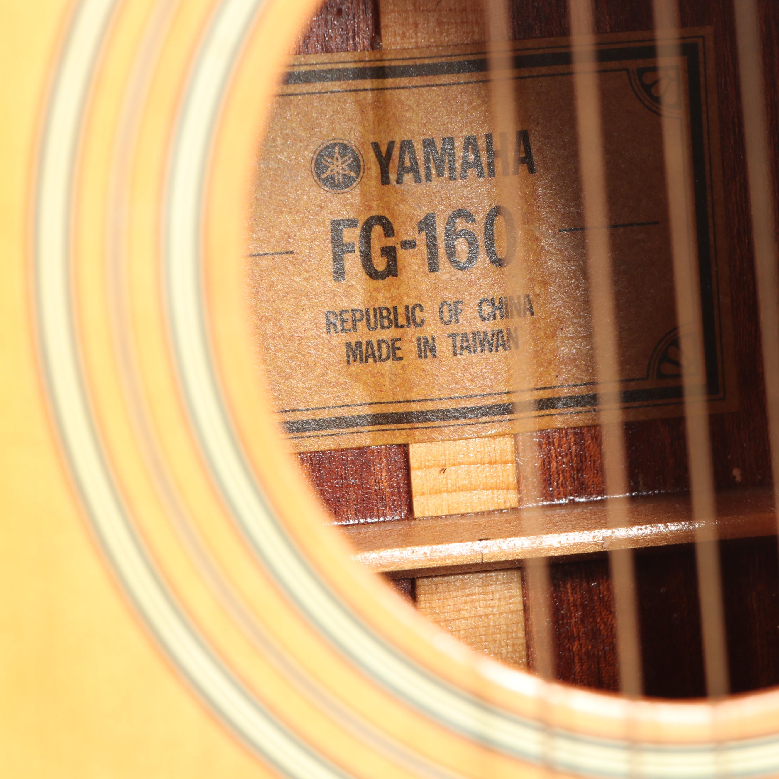 Yamaha FG-160 Acoustic Guitar with Case, Circa 1970