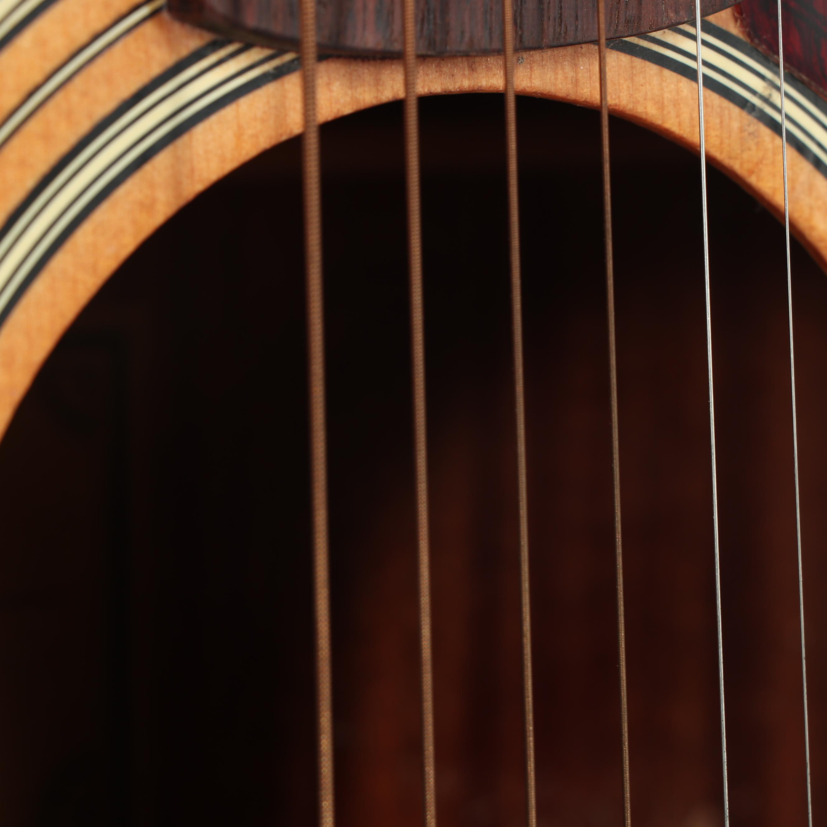 Yamaha FG-160 Acoustic Guitar with Case, Circa 1970