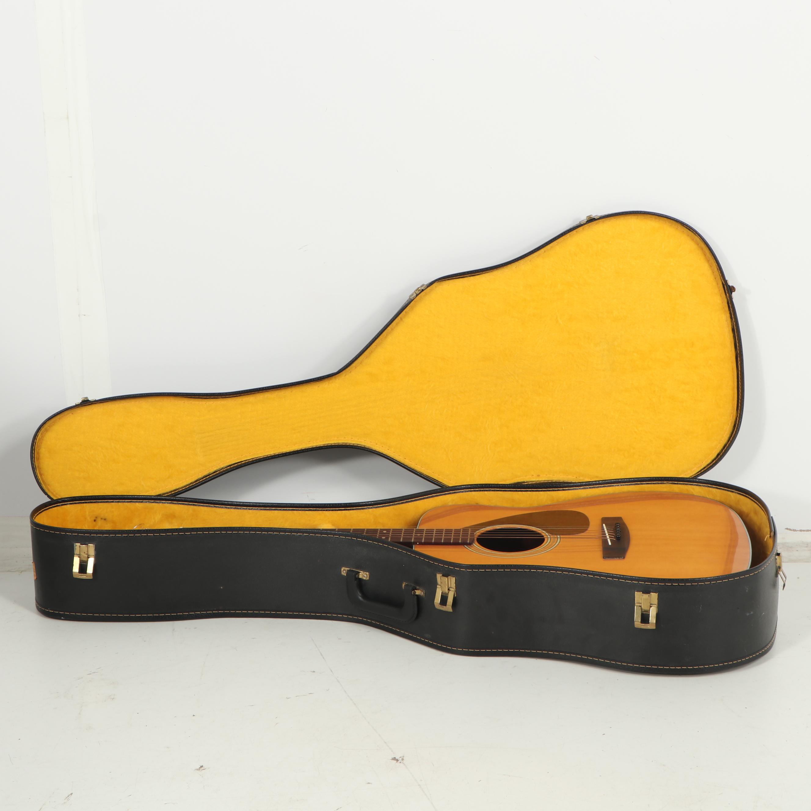 Yamaha FG-160 Acoustic Guitar with Case, Circa 1970