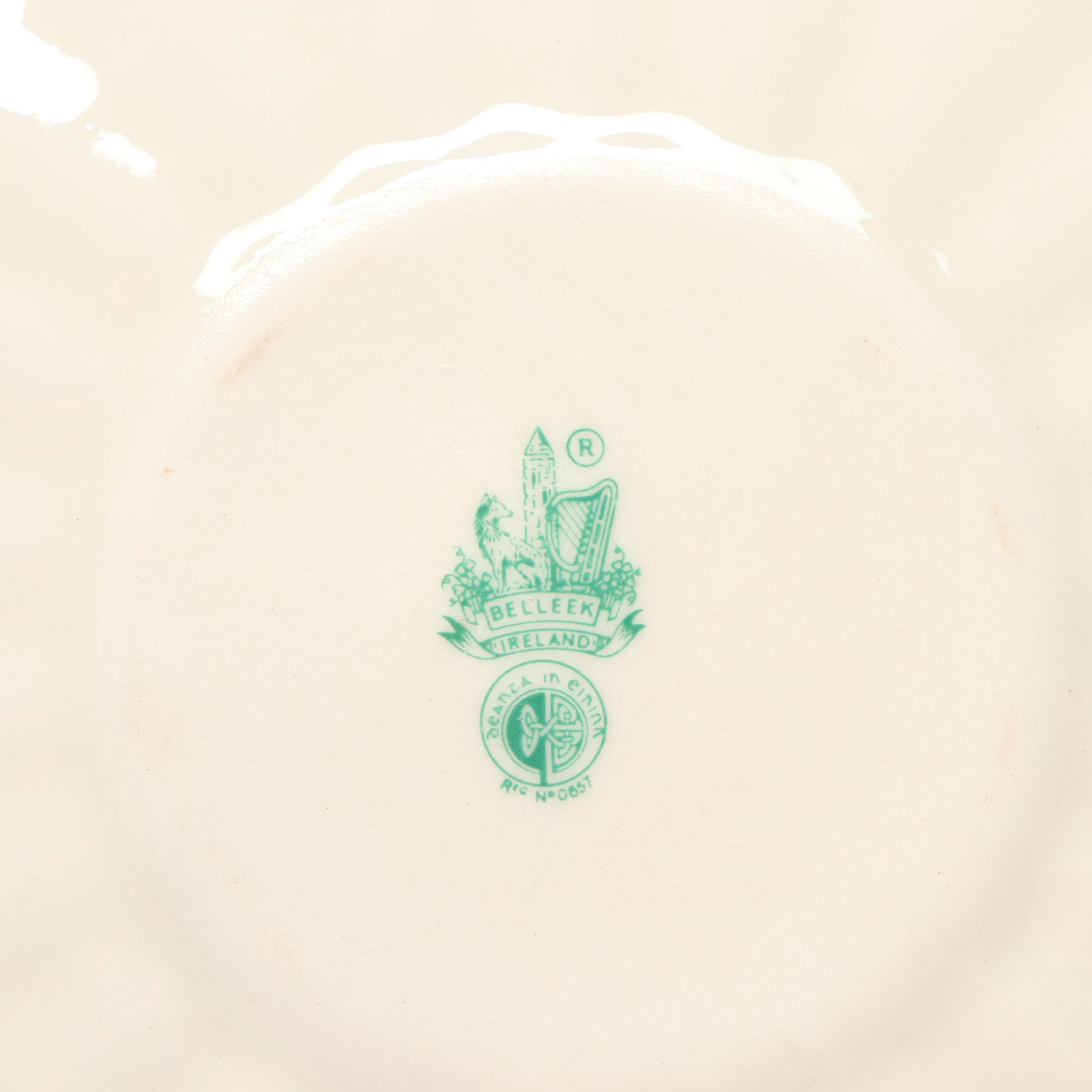 Belleek Porcelain Tea Serving and Tableware Pieces