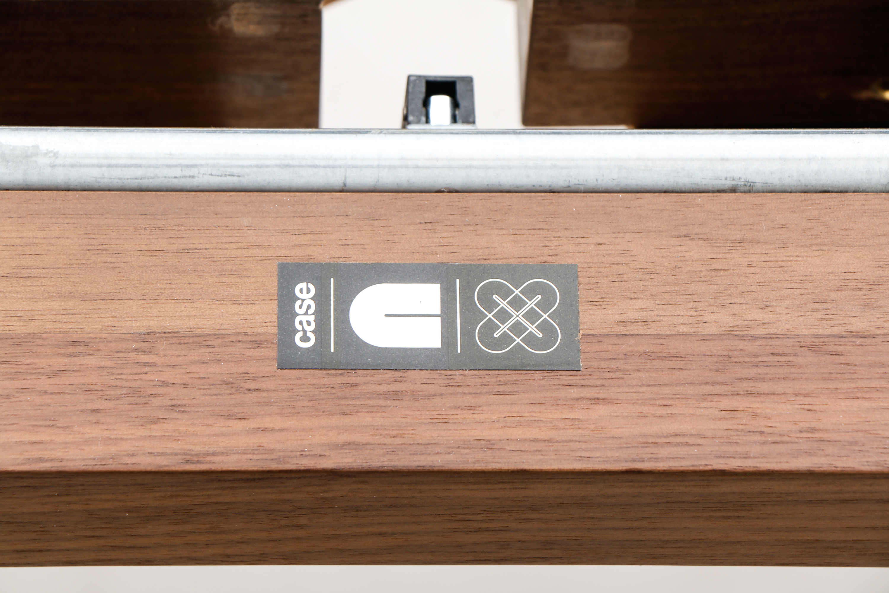 Contemporary Walnut "Cross Extension Table" by Matthew Hilton for Case