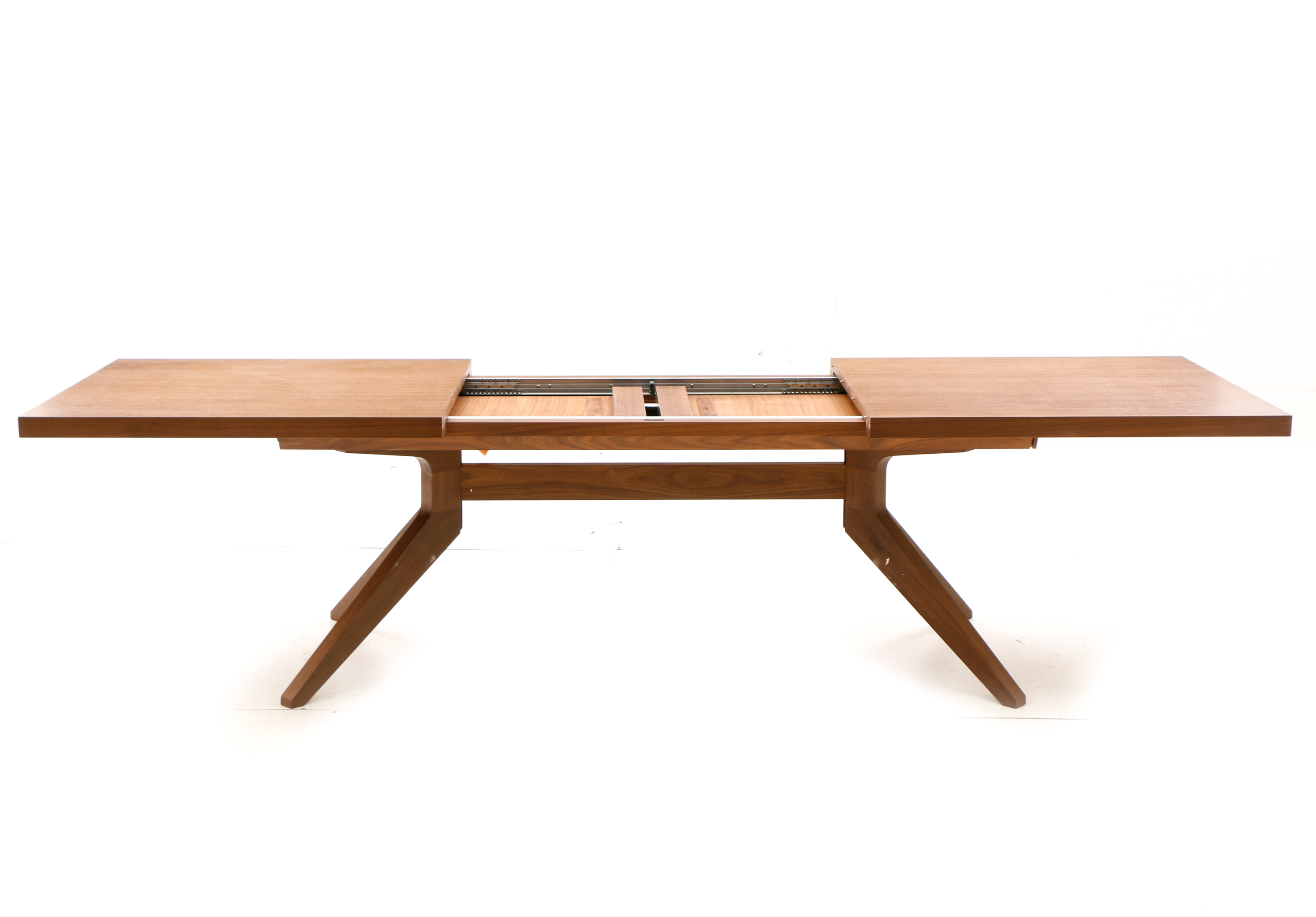 Contemporary Walnut "Cross Extension Table" by Matthew Hilton for Case