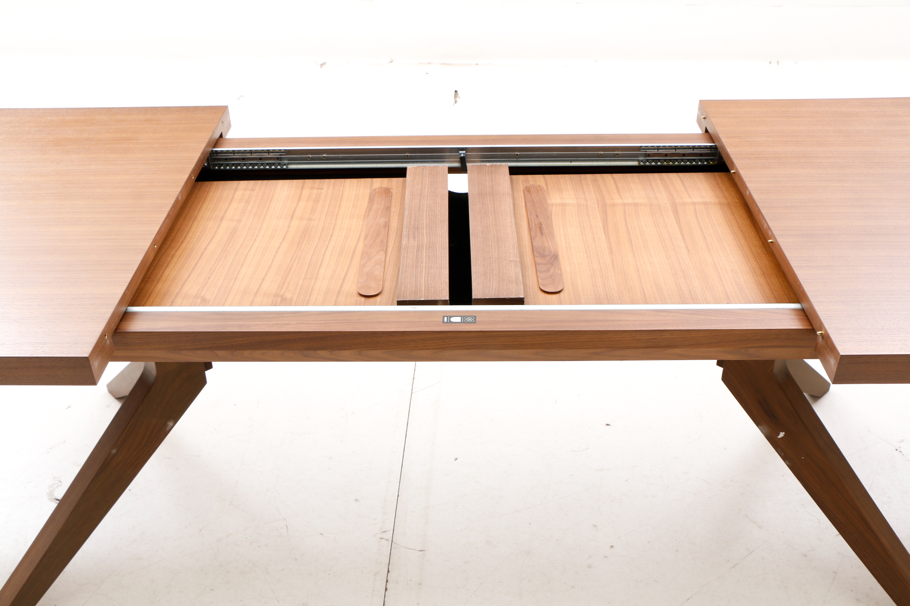 Contemporary Walnut "Cross Extension Table" by Matthew Hilton for Case