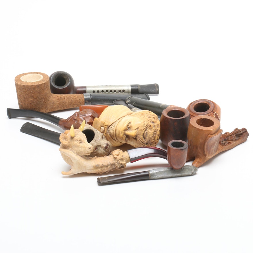 Vintage Figural Pipe Collection