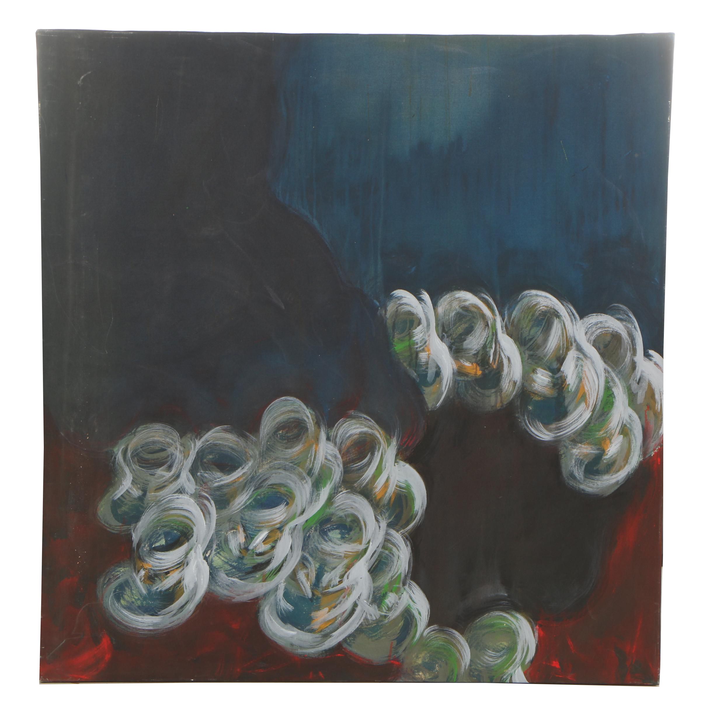 Esther Liu Monumental Abstract Oil Painting