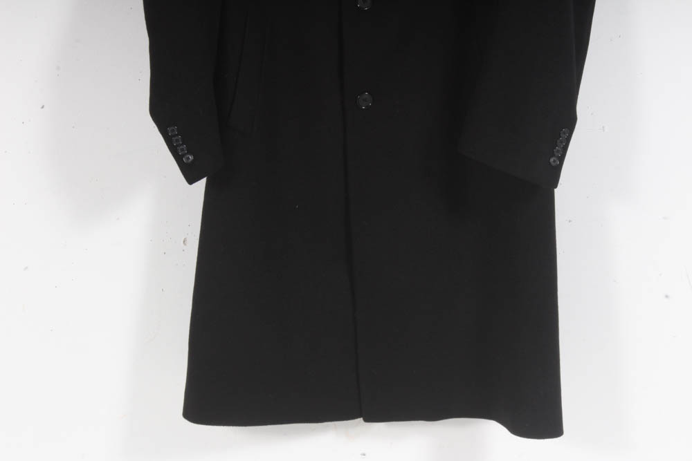 Men's Jos. A. Bank Black Cashmere Overcoat