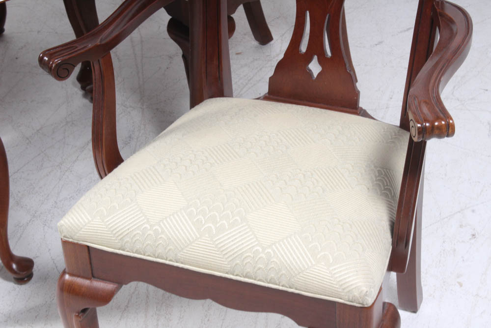 Ethan Allen "Georgian Court" Dining Table and Chair Set