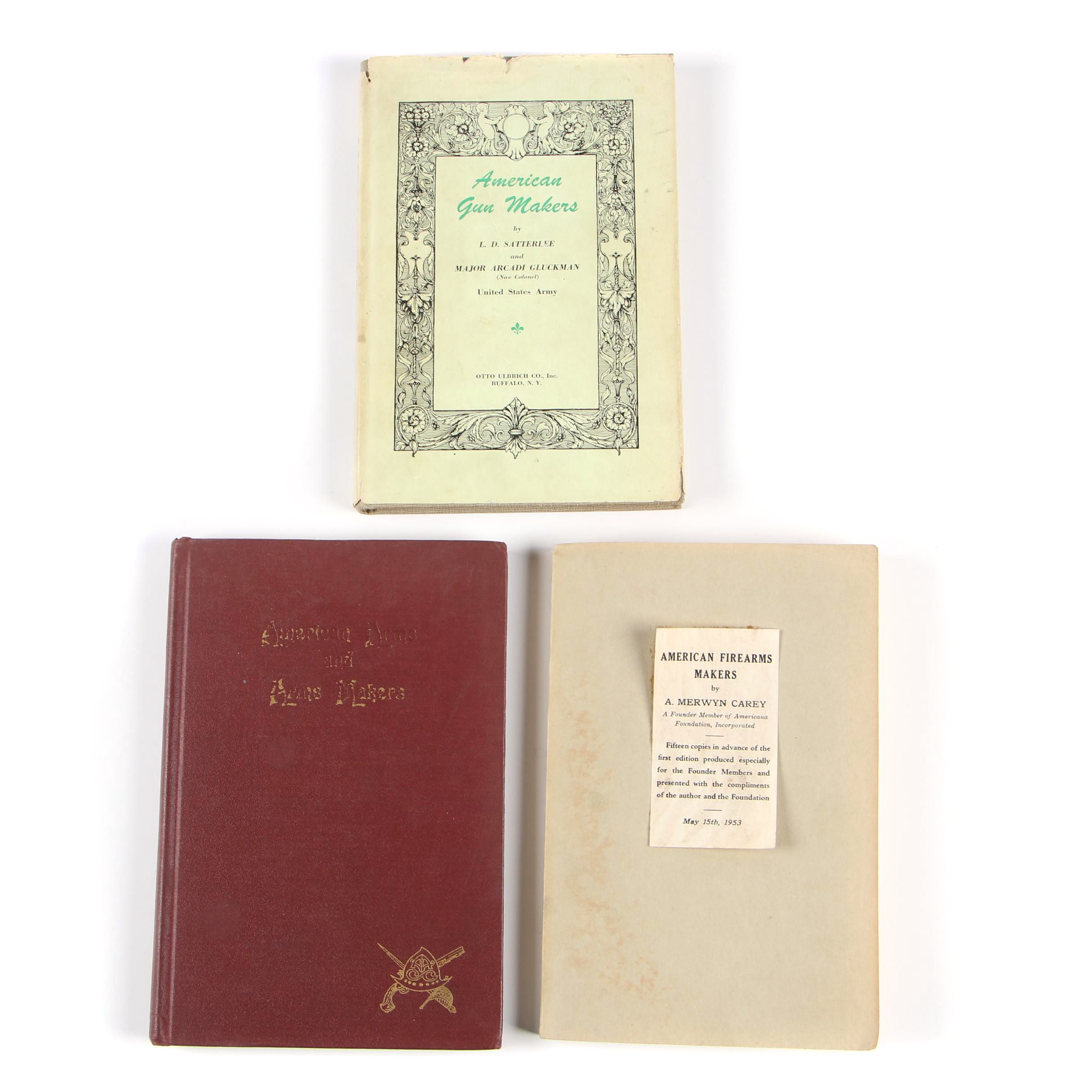 American Gun Maker Books including Signed ARC of "American Firearms Makers"