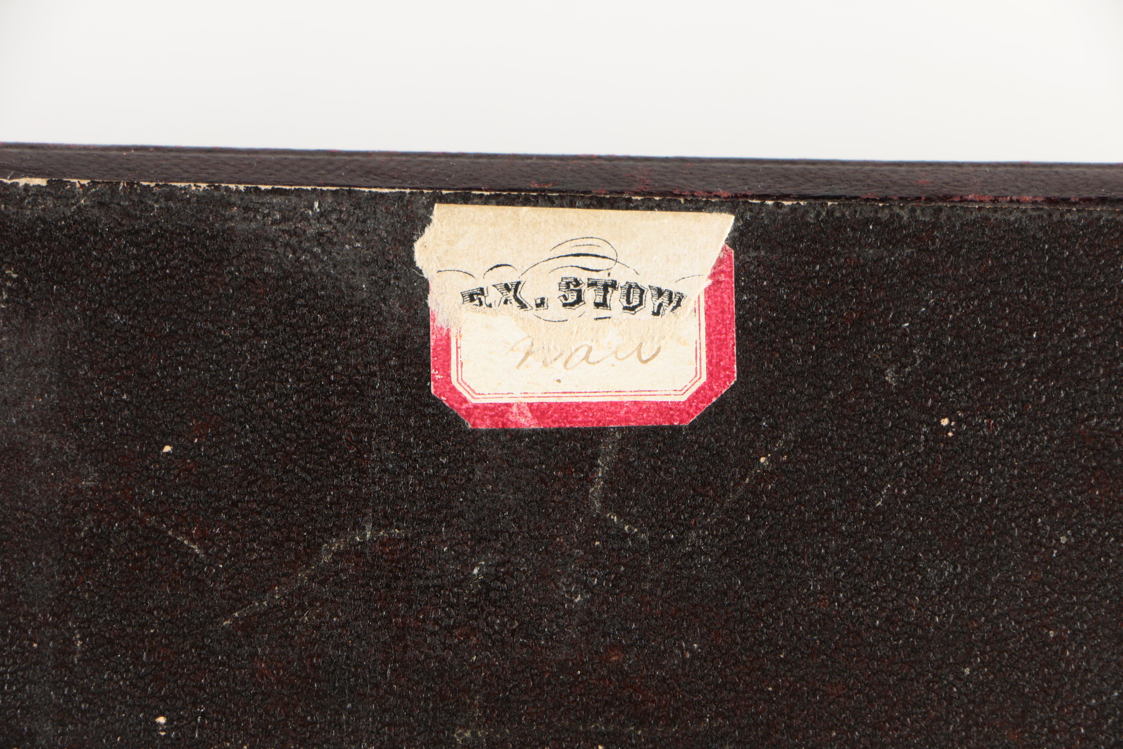 Victorian Coin Silver Pickle Fork in Presentation Case