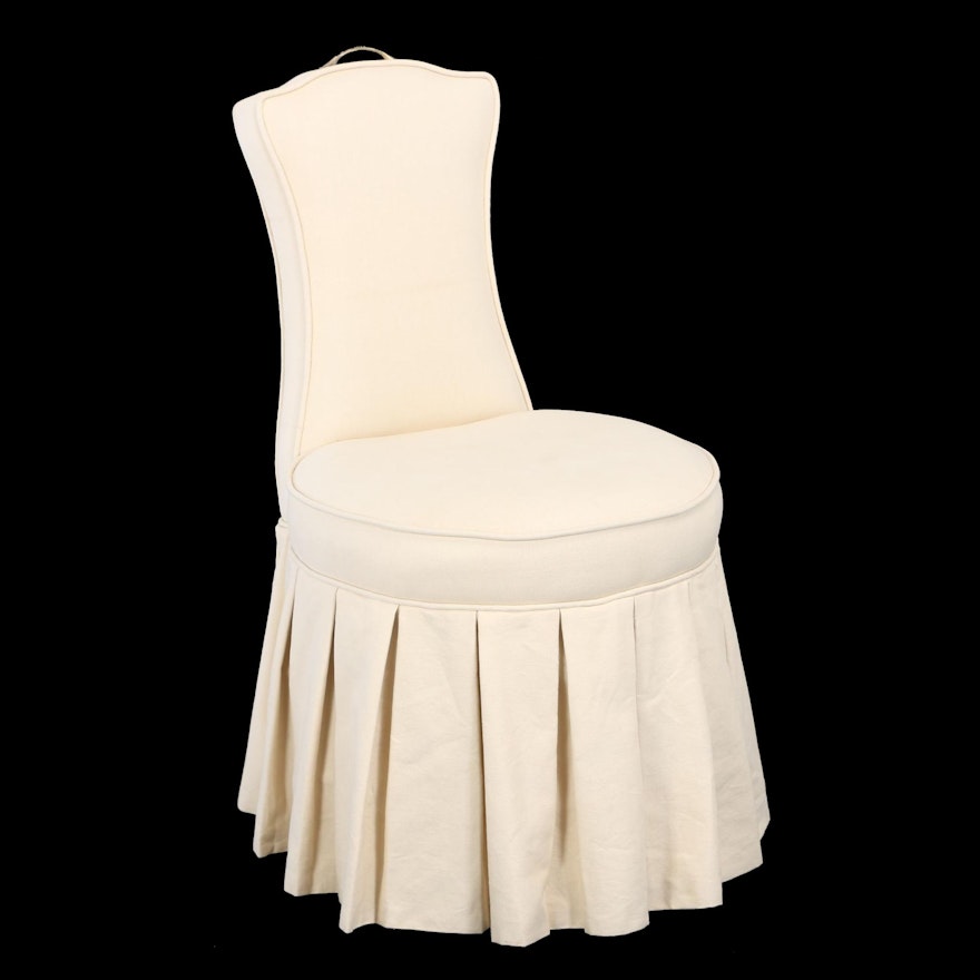 Contemporary "Elena" Vanity Stool by Frontgate