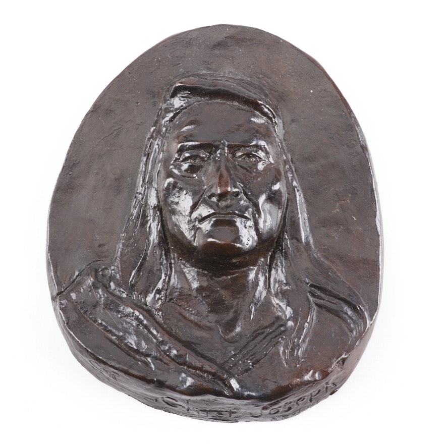 Bronze Sculpture after Charles Russell "Chief Joseph"