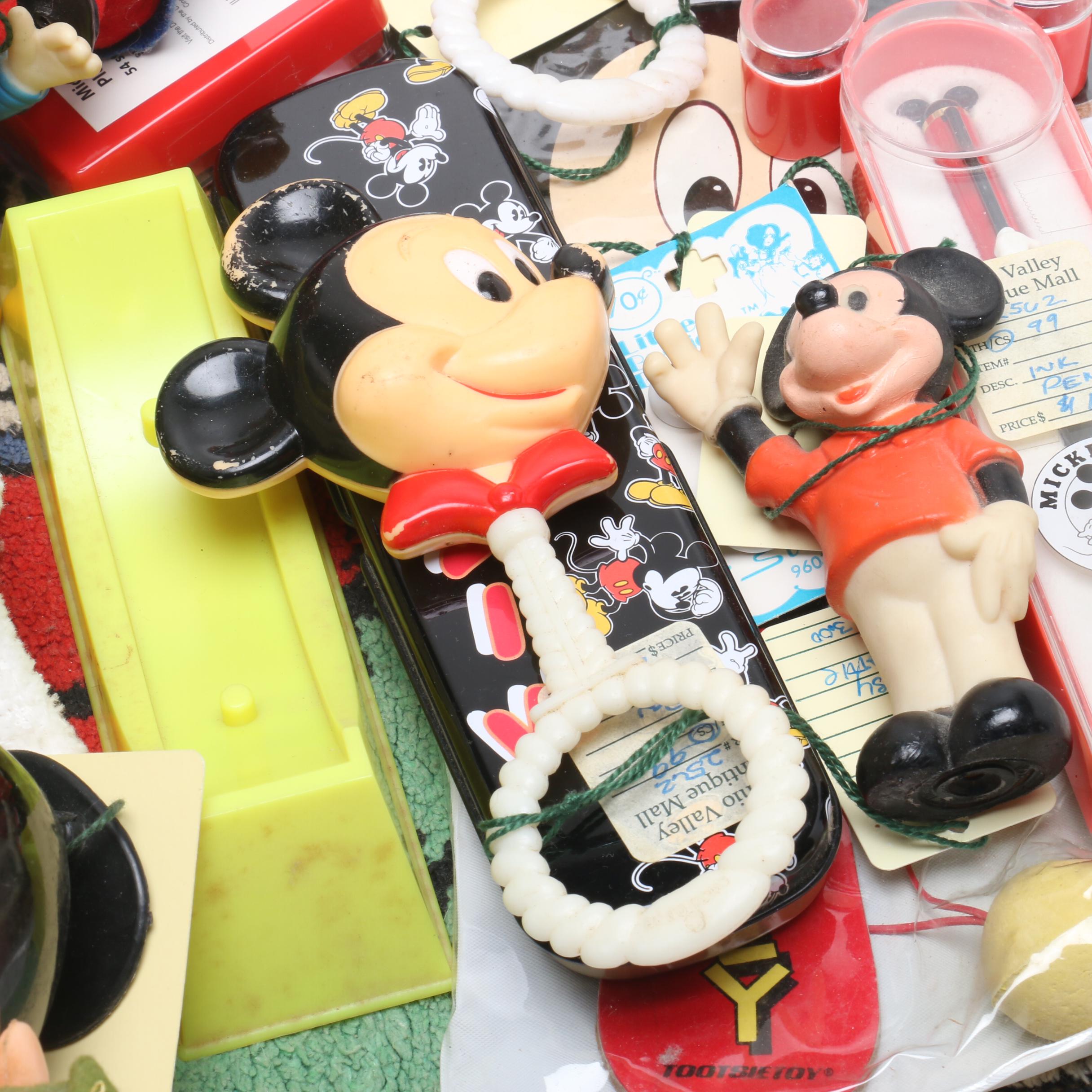 1960s-1980s Mickey Mouse and Friends Toys and Collectibles