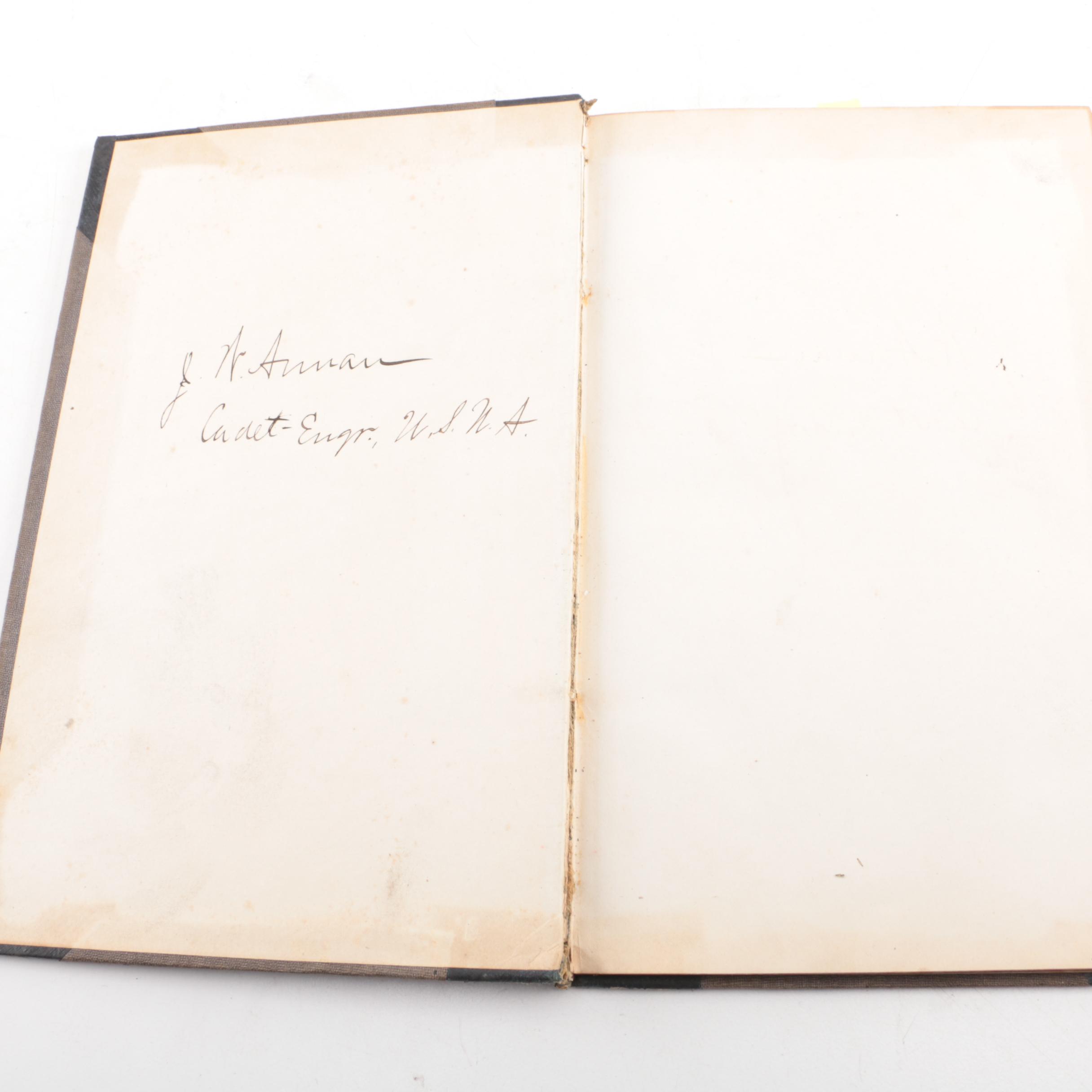 1873 First Edition "Theory of Fencing" by A. J. Corbesier