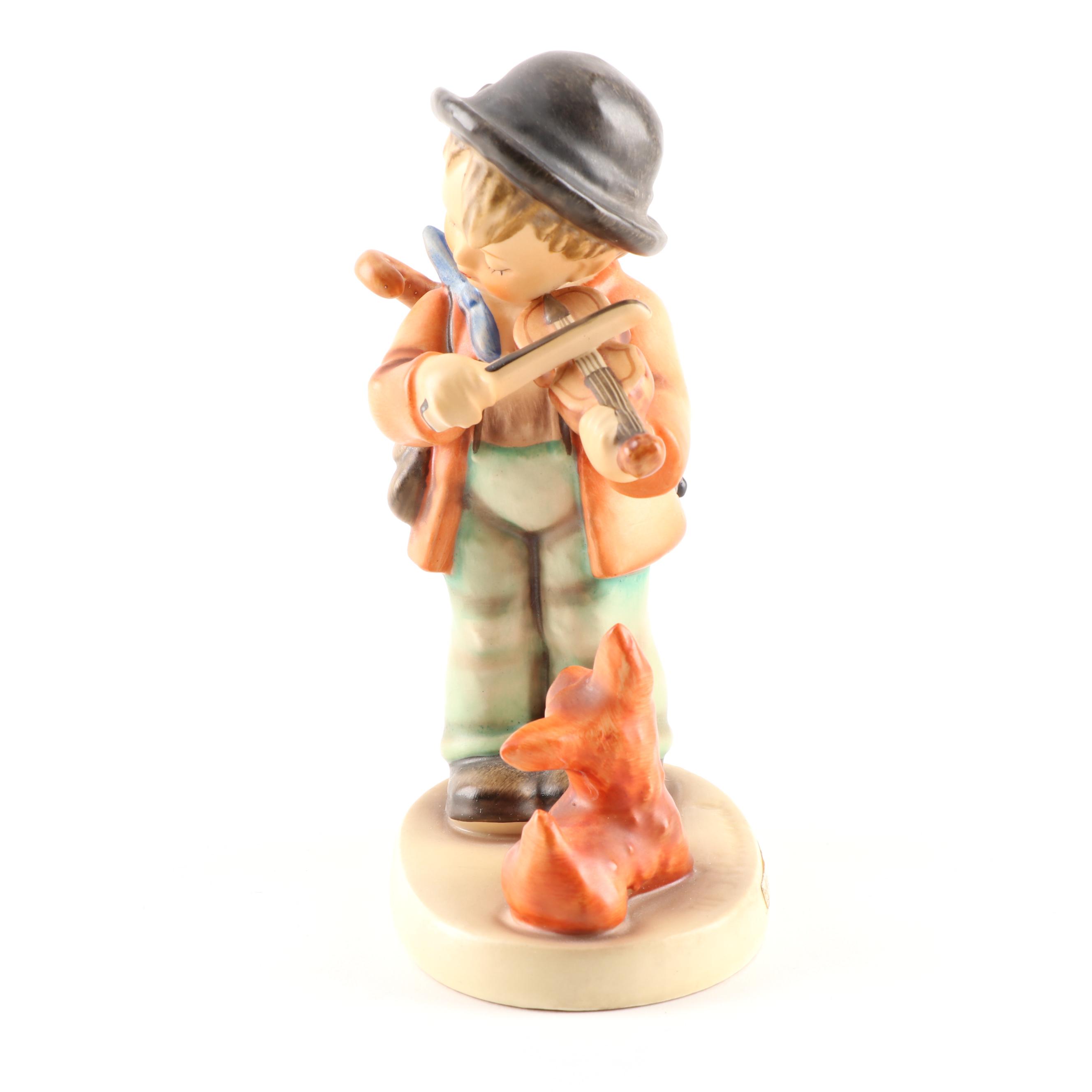 Hummel Goebel "Serenade" and "Puppy Love" Porcelain Figurines