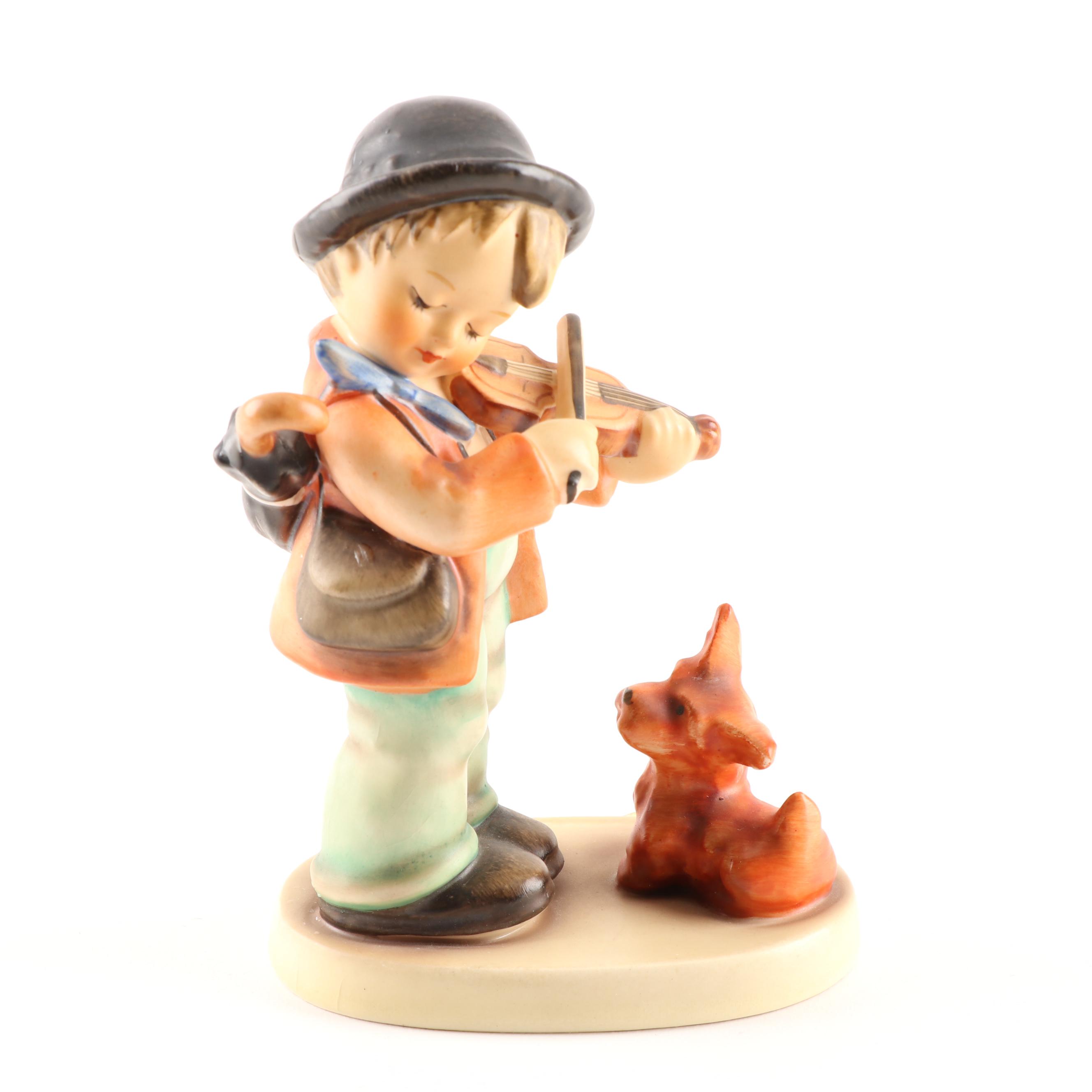 Hummel Goebel "Serenade" and "Puppy Love" Porcelain Figurines
