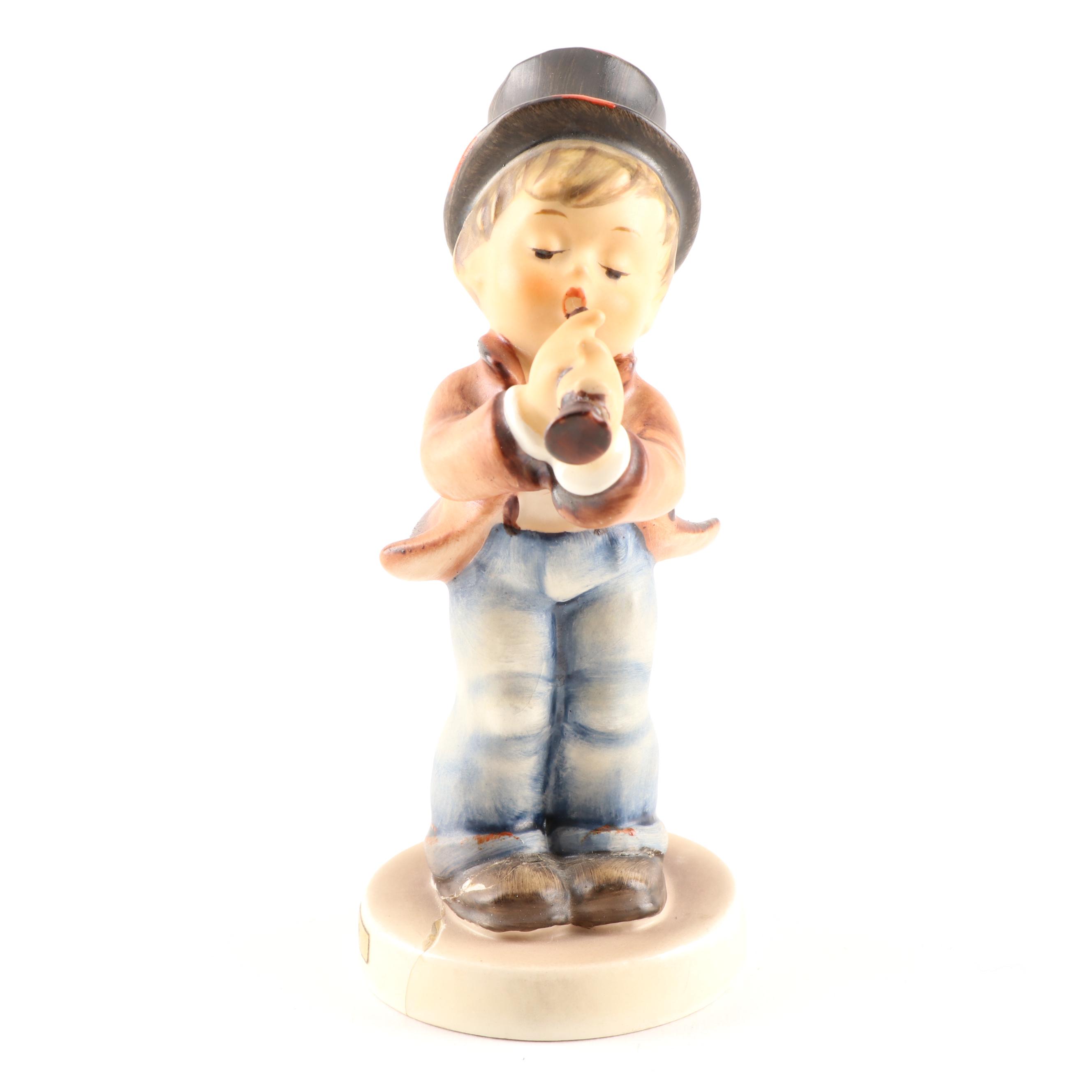 Hummel Goebel "Serenade" and "Puppy Love" Porcelain Figurines