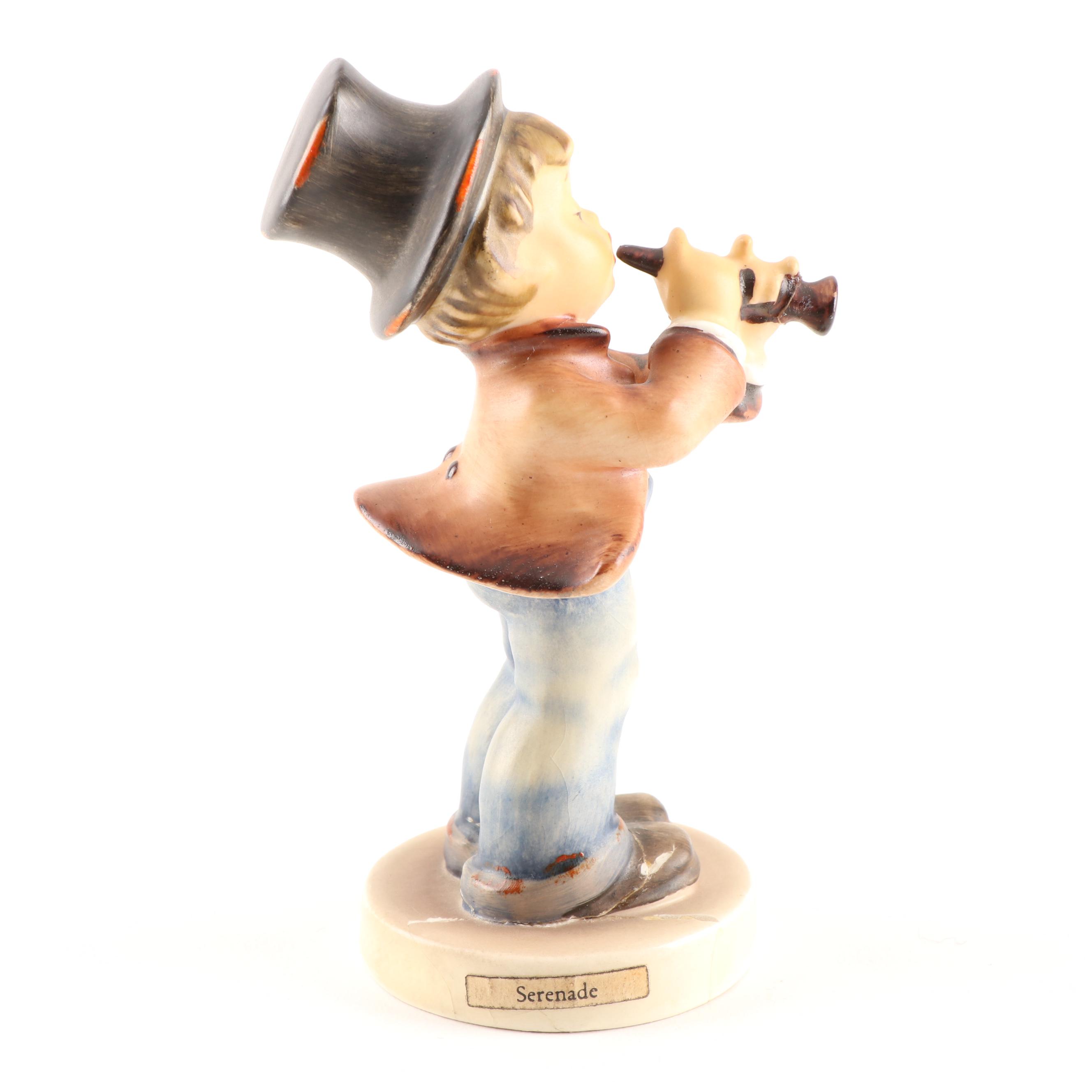 Hummel Goebel "Serenade" and "Puppy Love" Porcelain Figurines