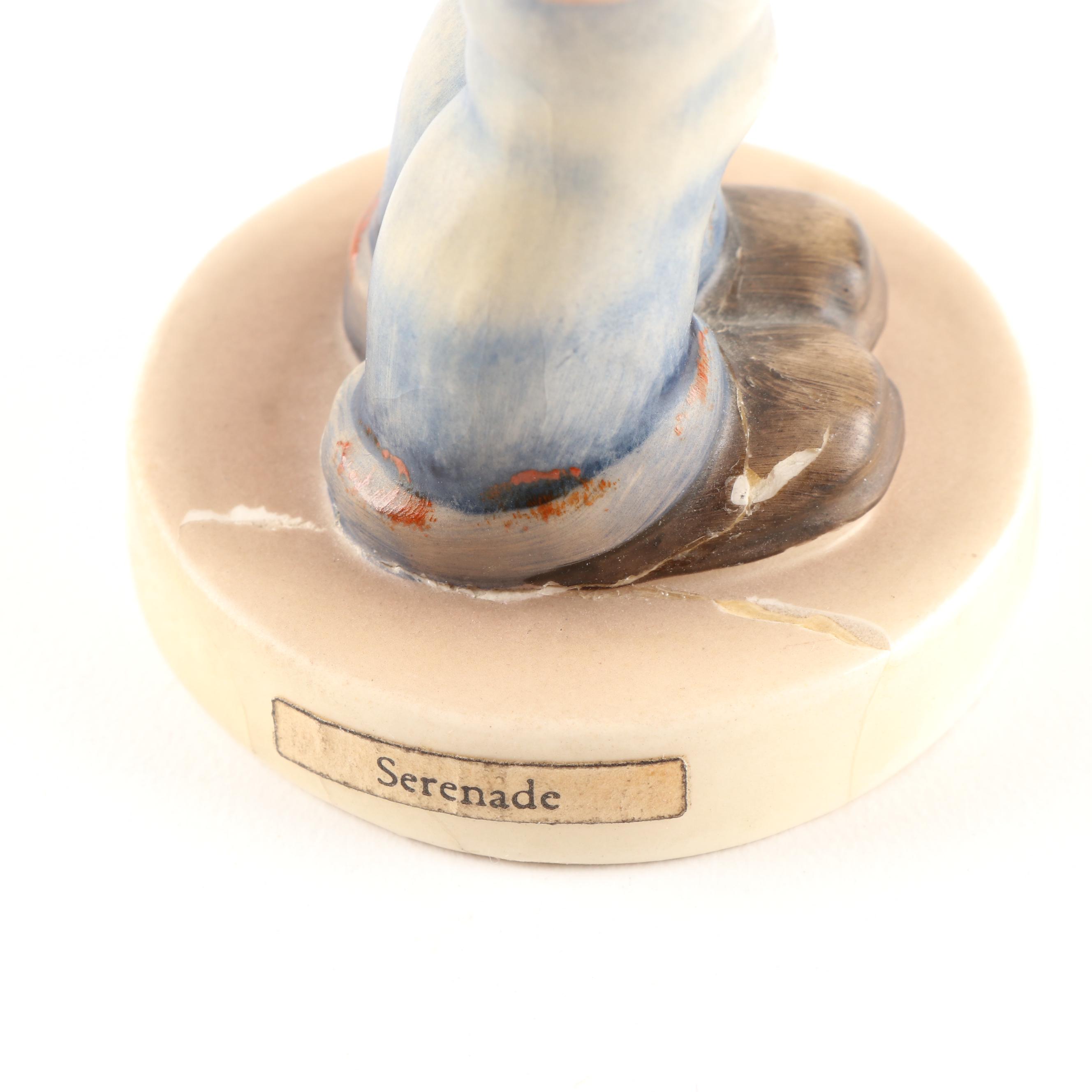 Hummel Goebel "Serenade" and "Puppy Love" Porcelain Figurines