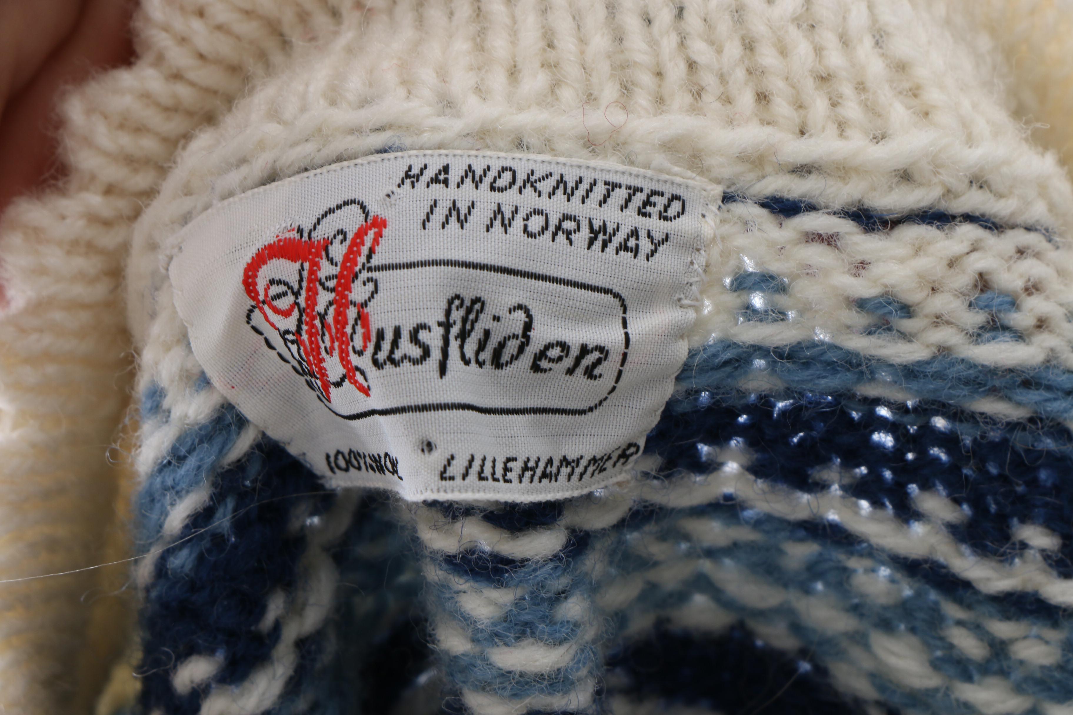 Norwegian Knit Wool Sweaters Including Dale of Norway, Vintage