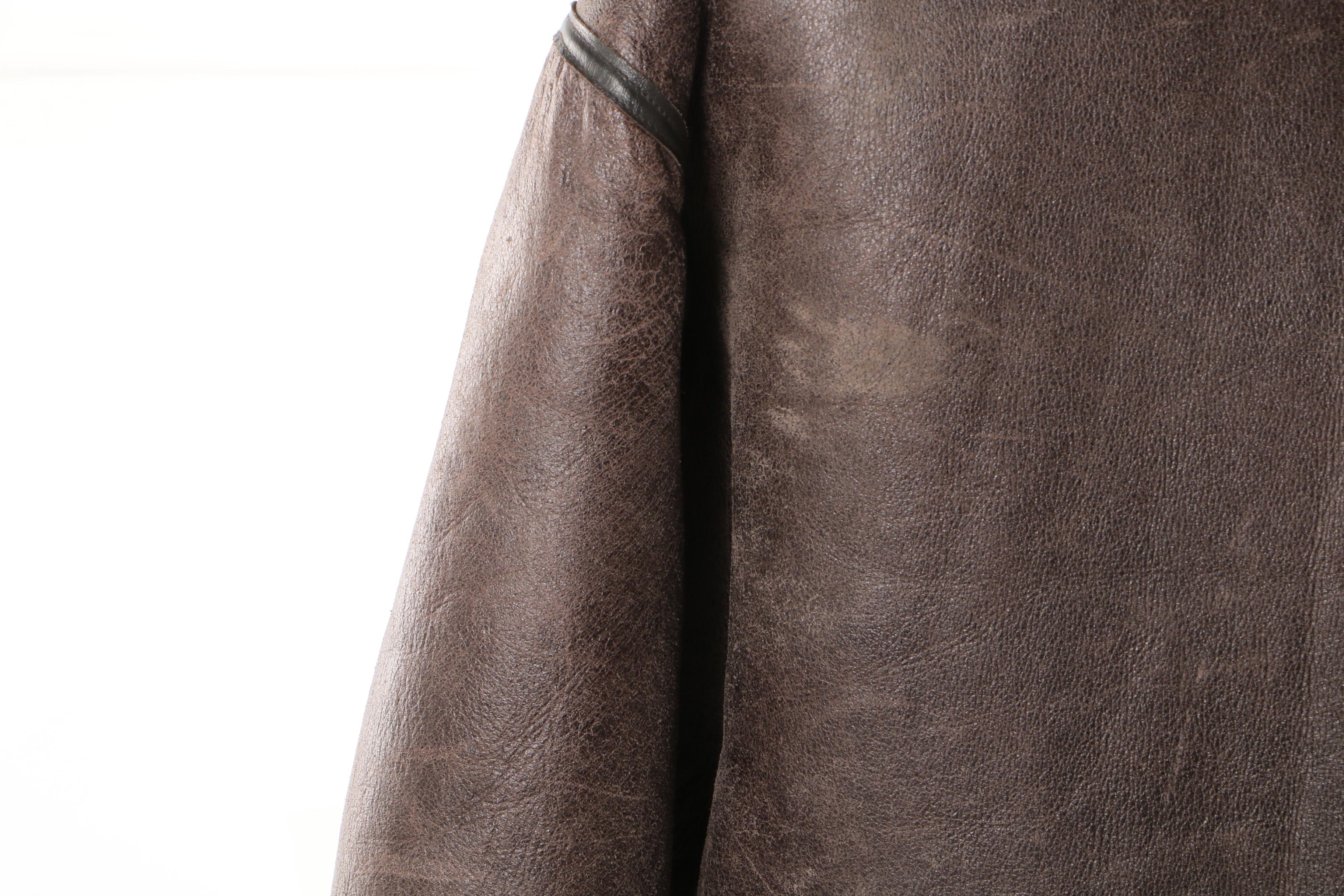 Men's Cirrus Reproduction Irvin Leather and Shearling Flight Jacket