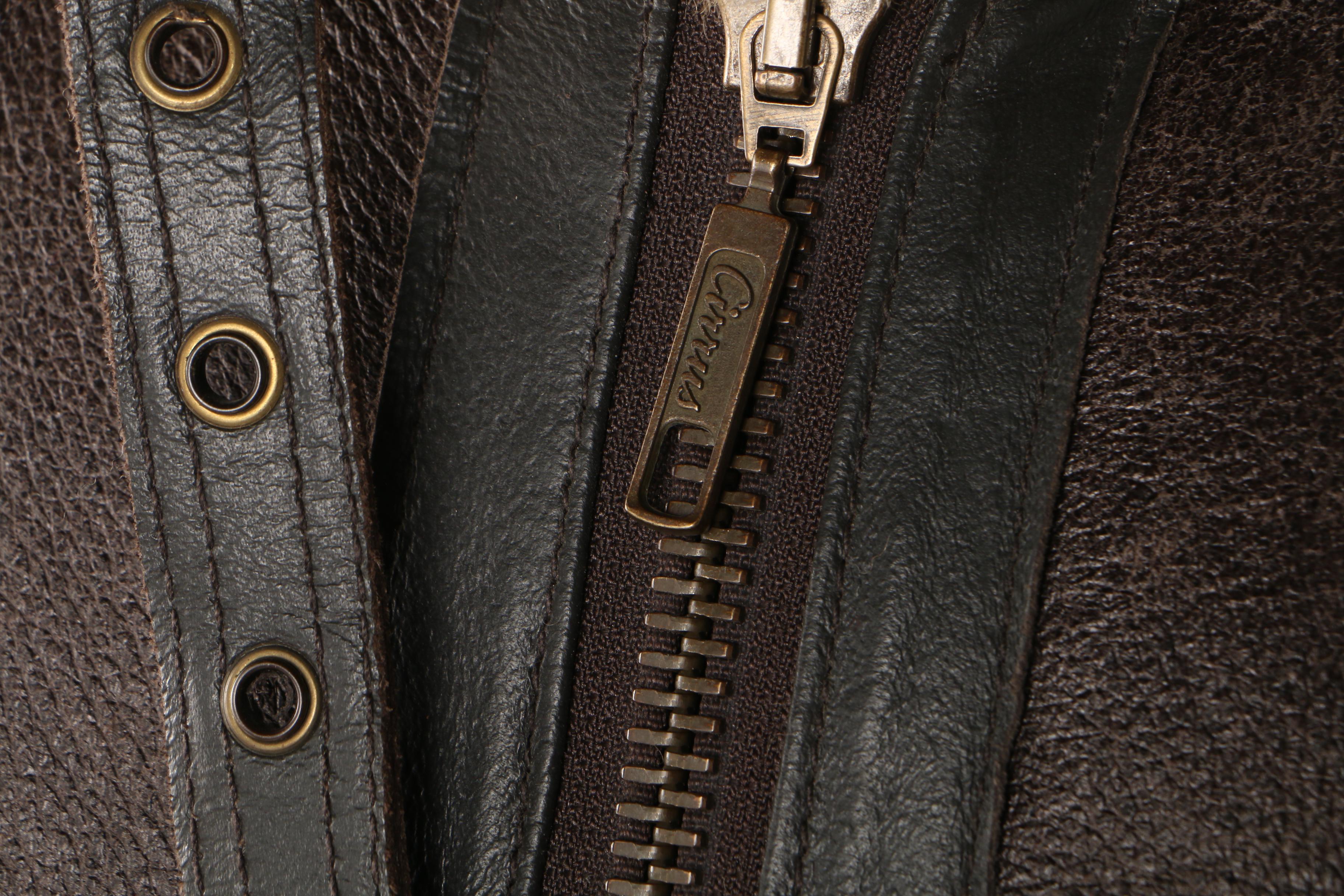 Men's Cirrus Reproduction Irvin Leather and Shearling Flight Jacket