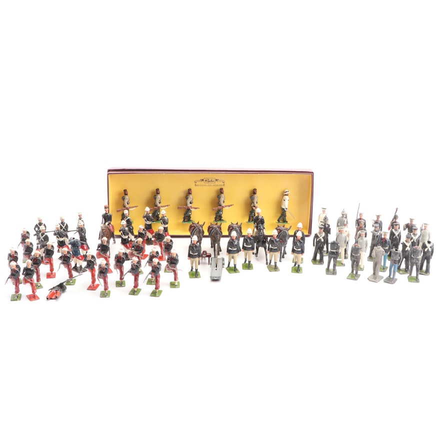 W. Britain and Johillco Die-Cast Soldiers