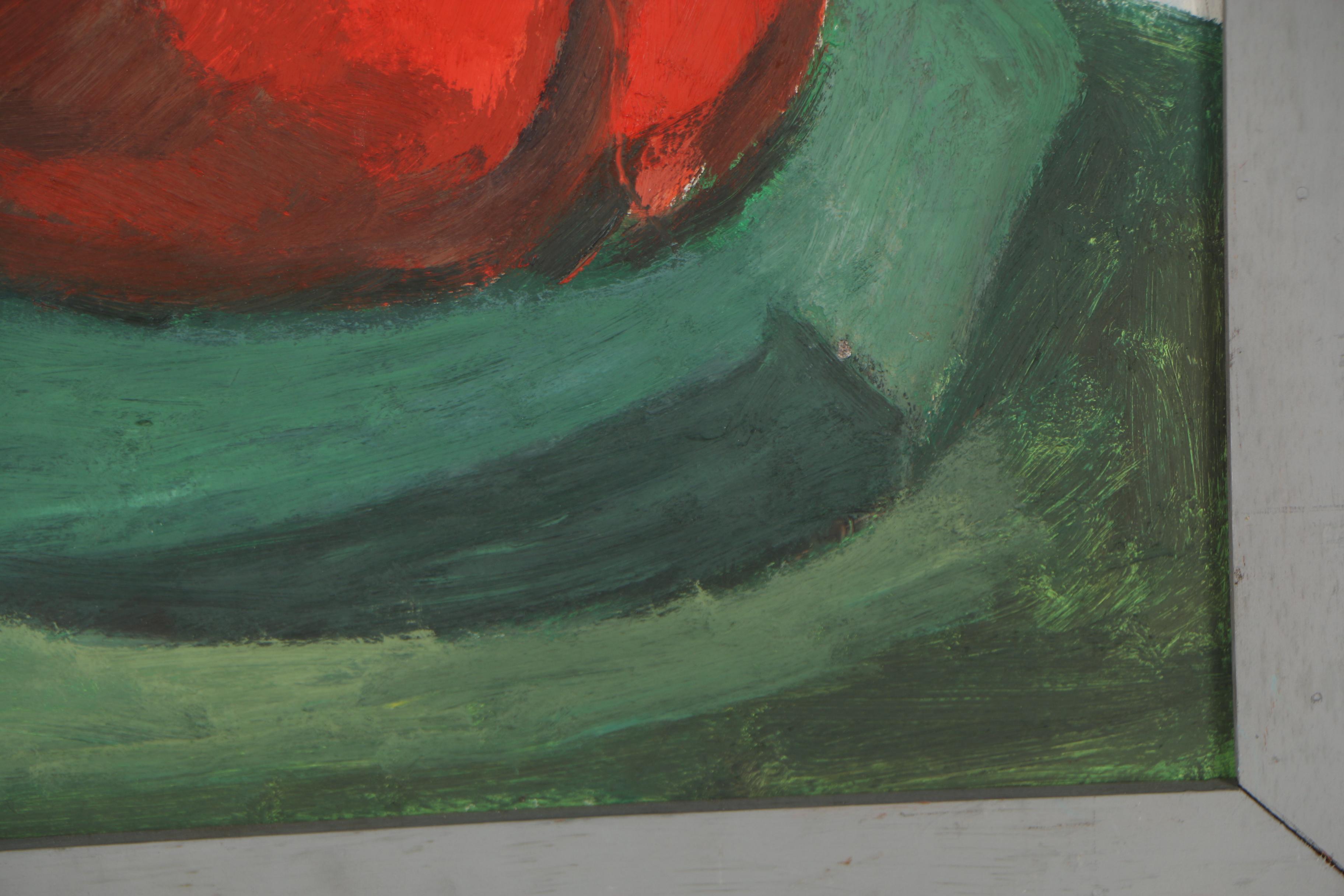 Late 20th Century Portrait Oil Painting