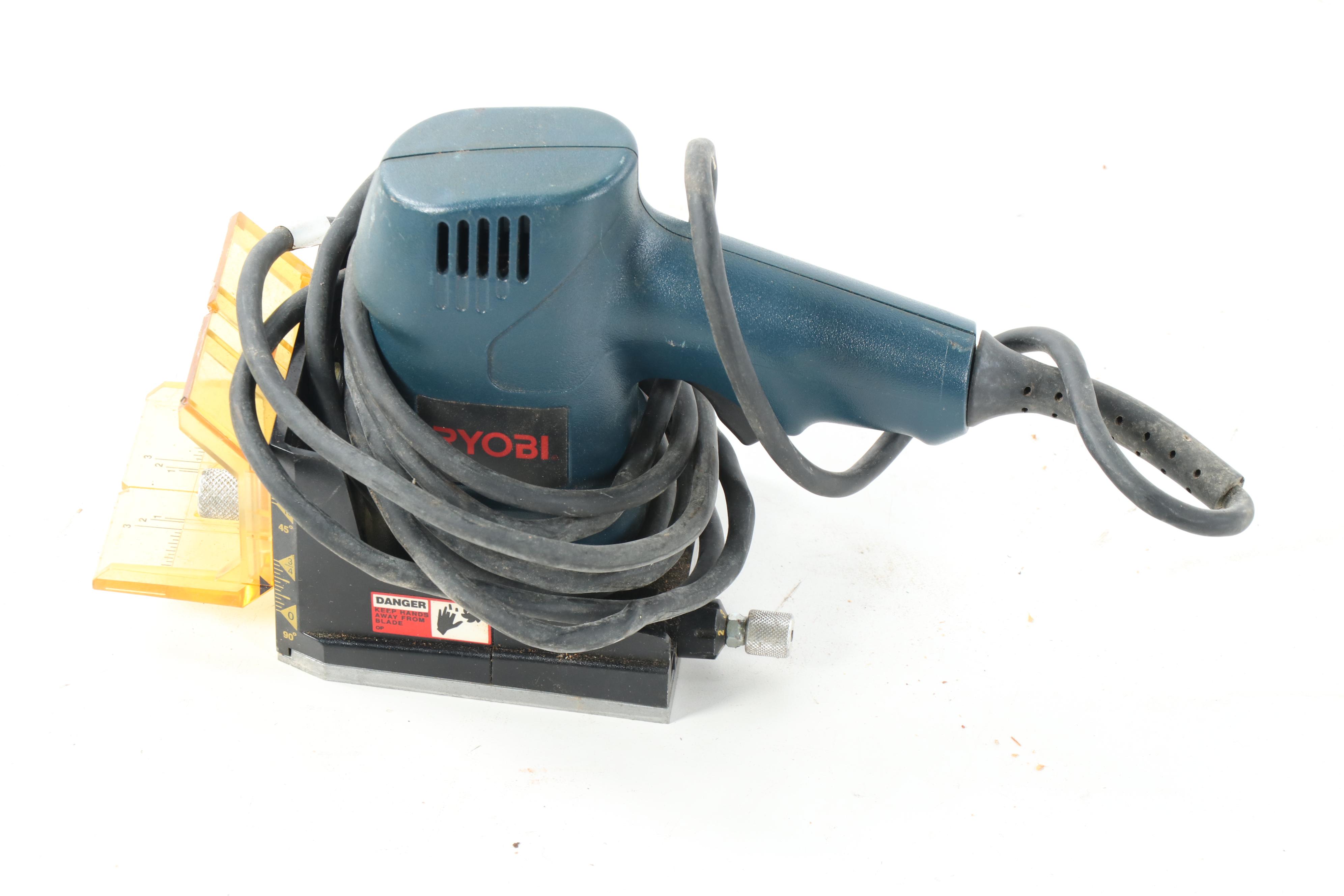 Black & Decker Circular Saw with Ryobi Biscuit Joiner and Other Power Tools