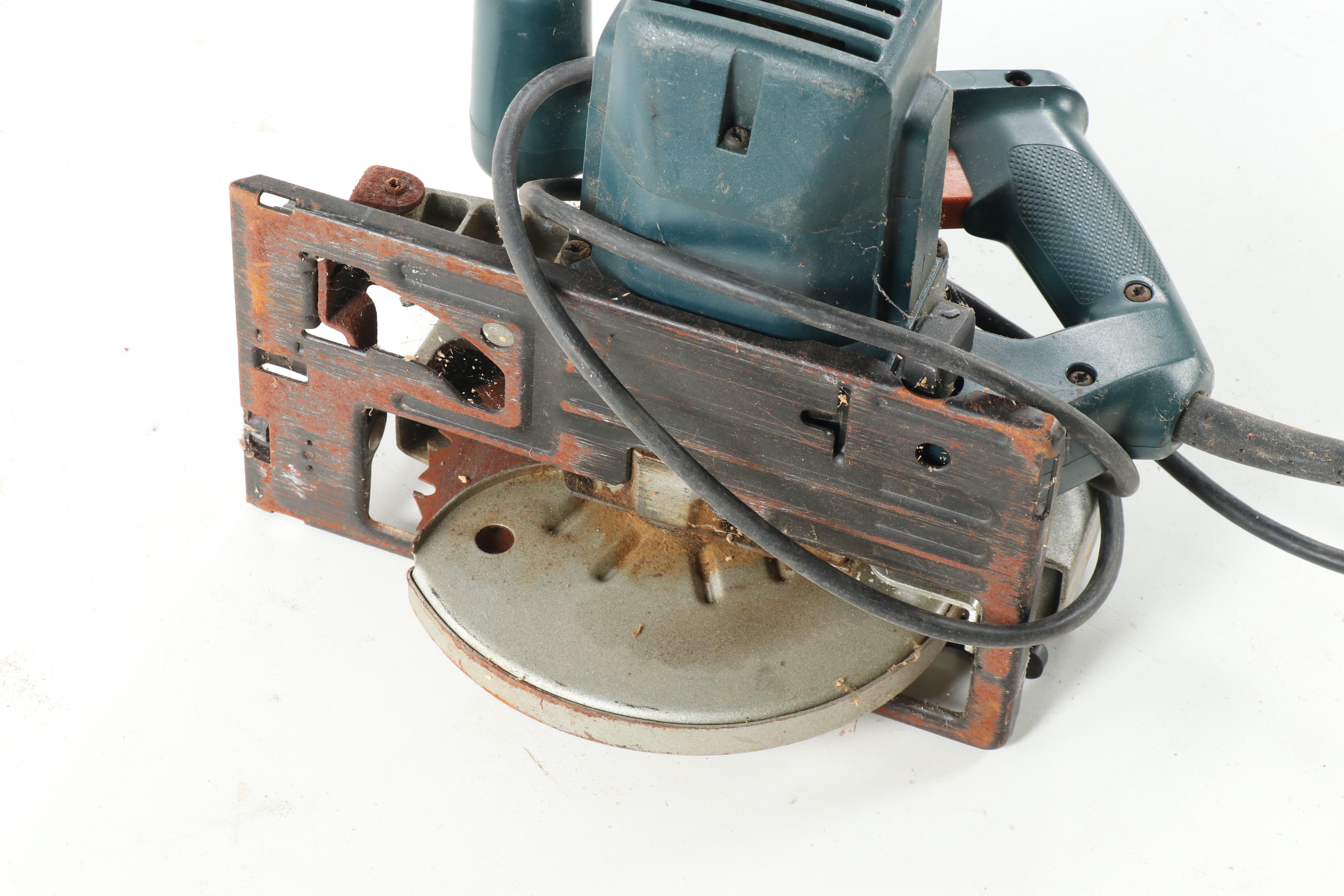 Black & Decker Circular Saw with Ryobi Biscuit Joiner and Other Power Tools