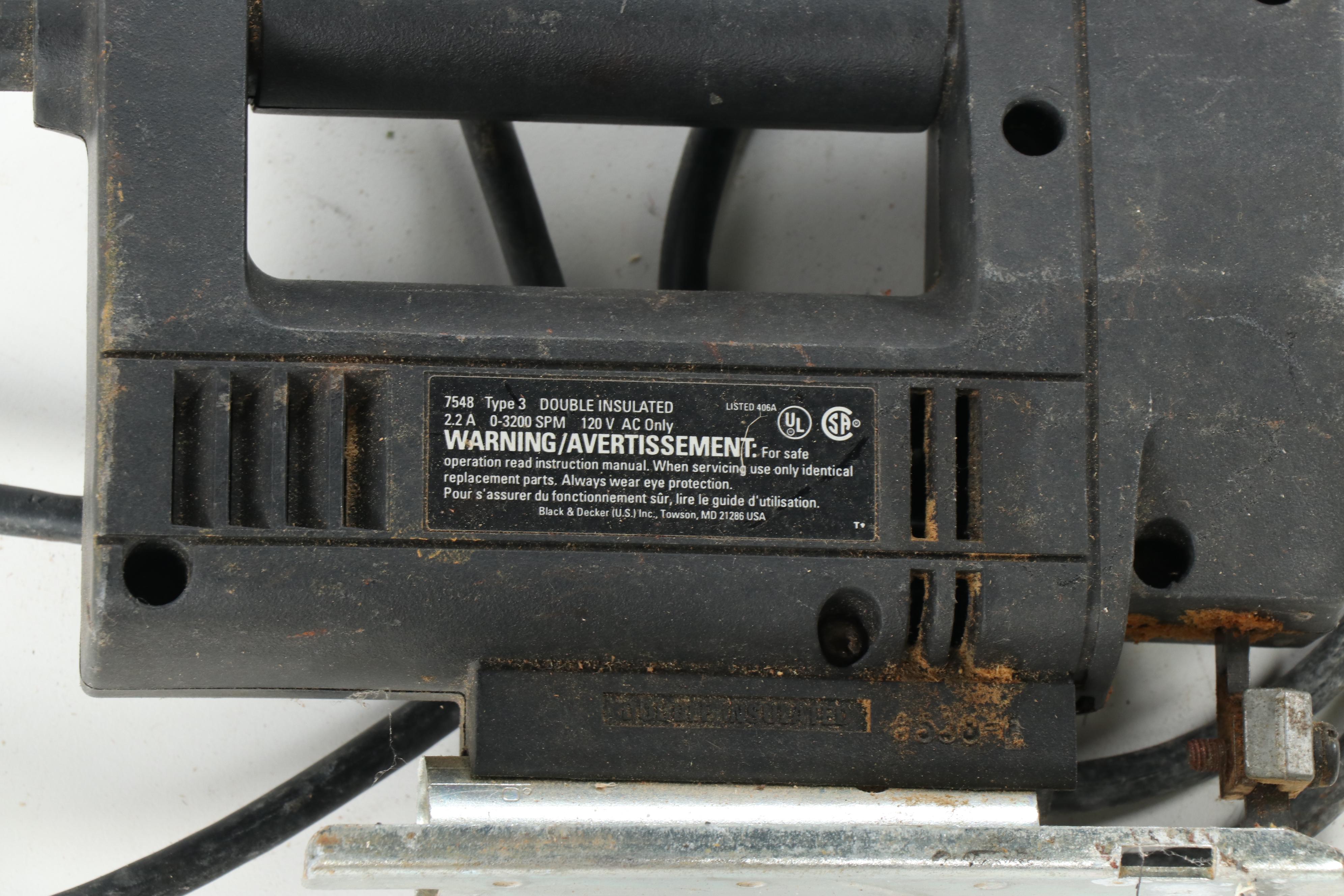 Black & Decker Circular Saw with Ryobi Biscuit Joiner and Other Power Tools