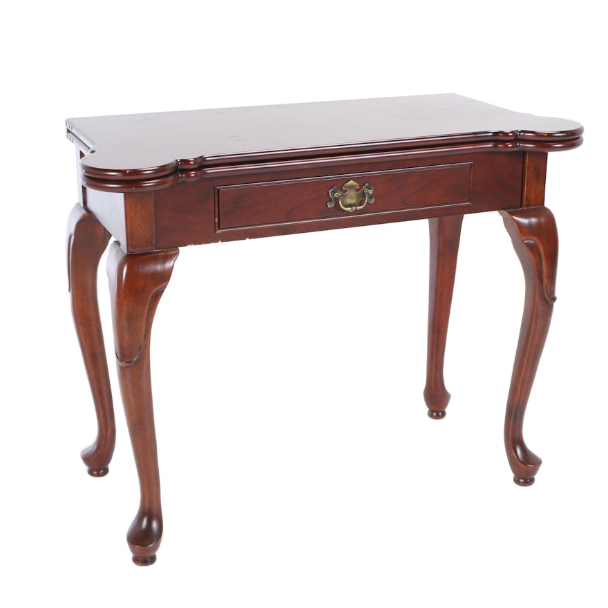Queen Anne Style Game Table