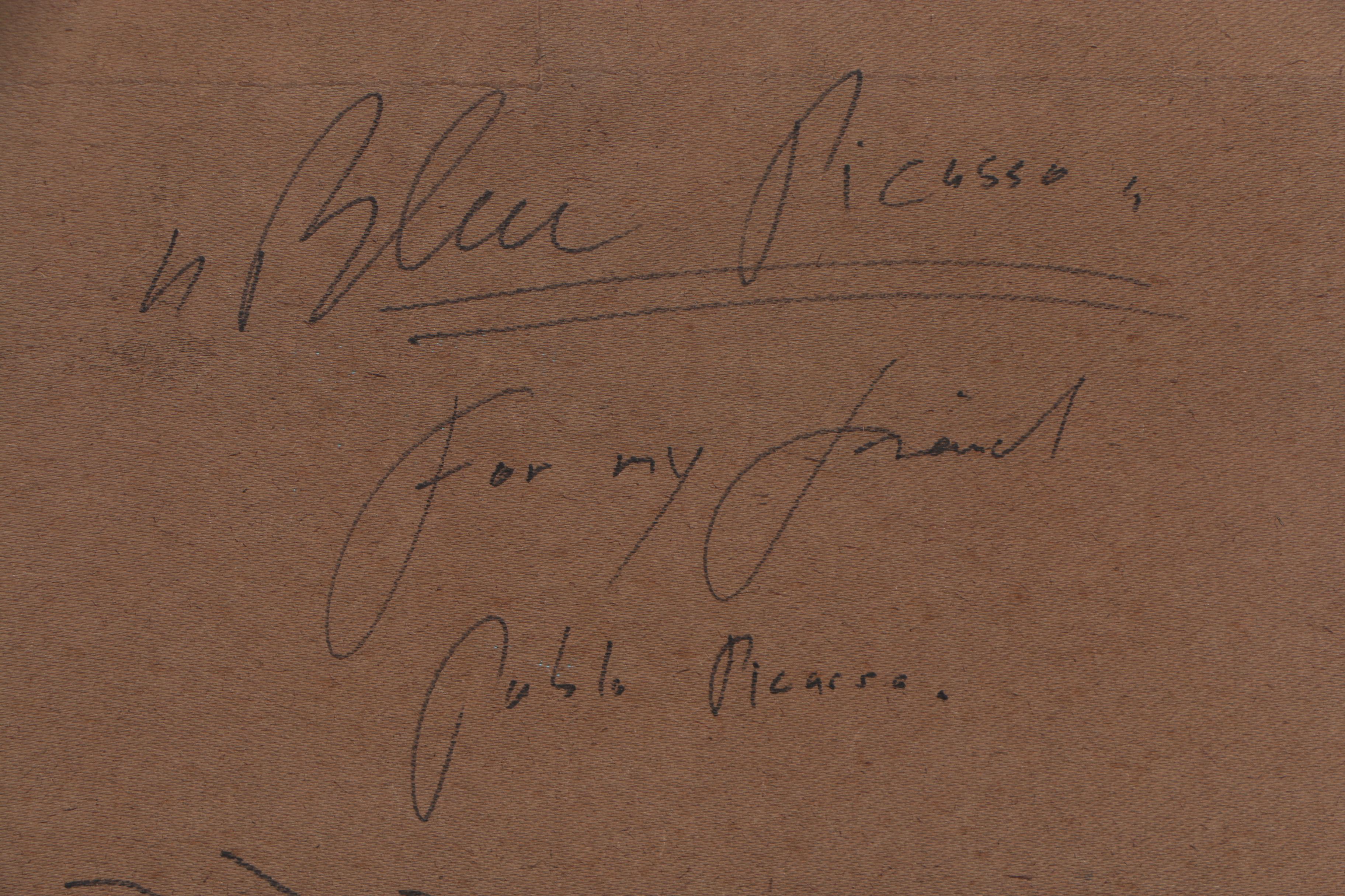 Peter Keil Oil Painting "Blue Picasso", 1969