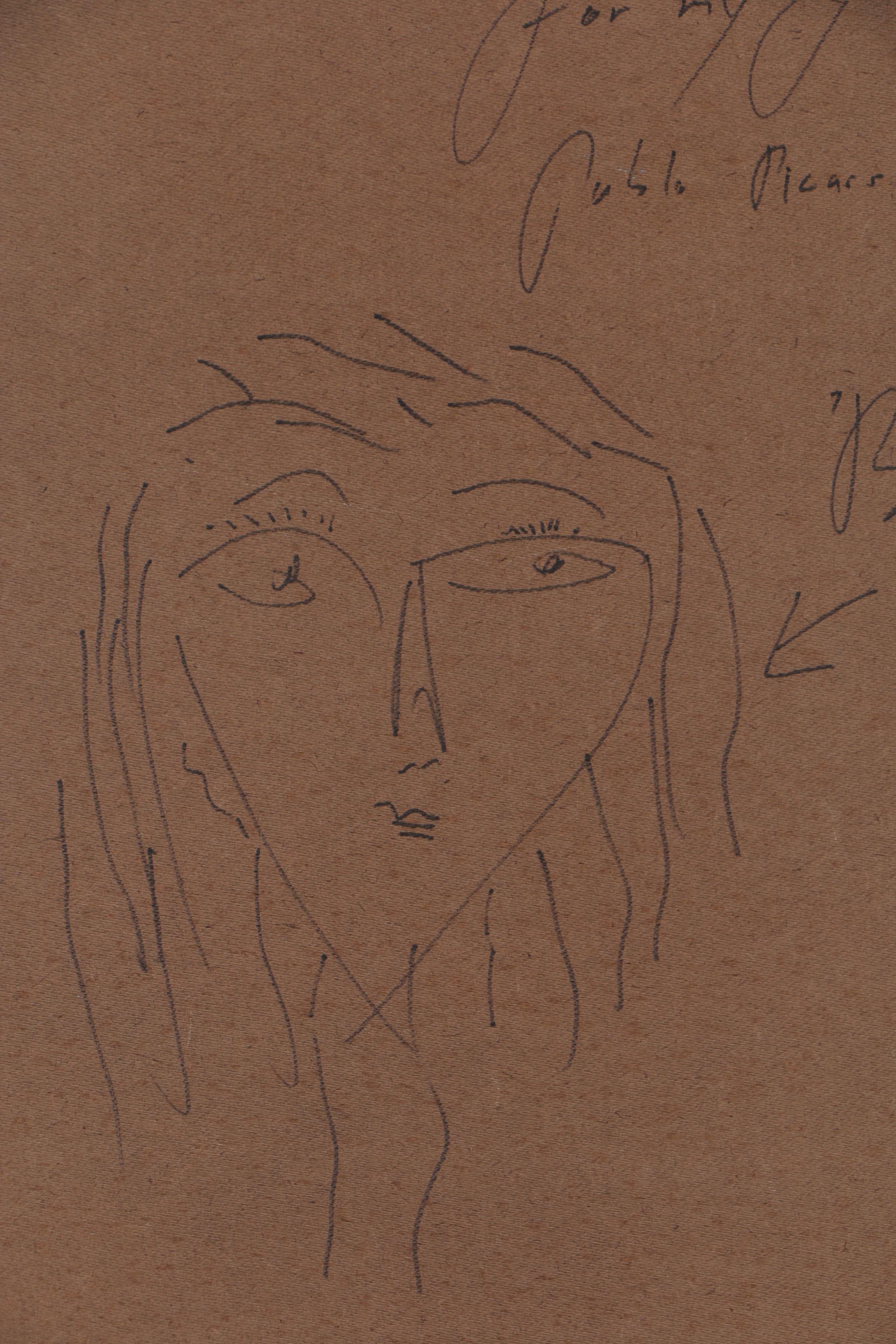 Peter Keil Oil Painting "Blue Picasso", 1969