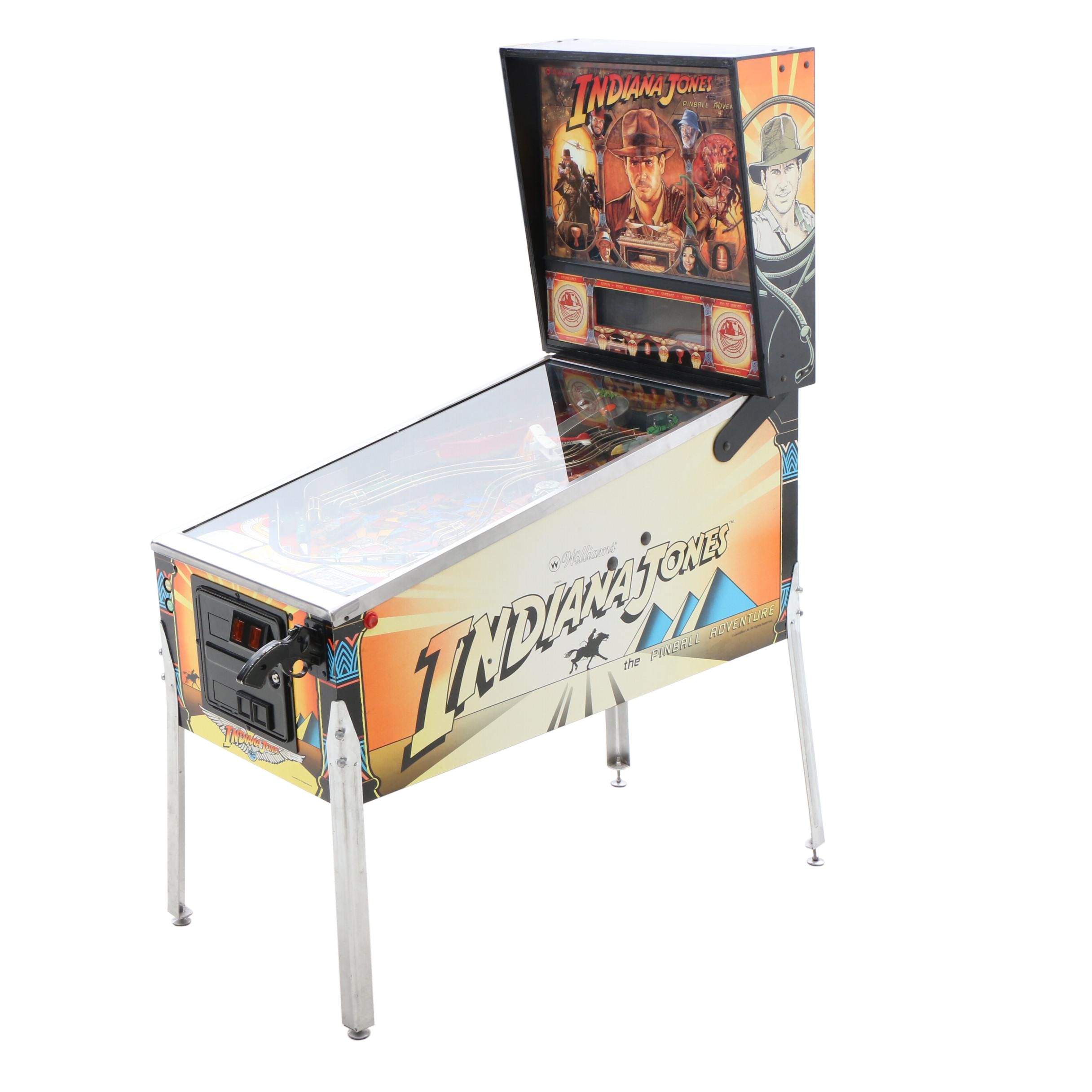 1993 Indiana Jones Adventure Pinball Machine by Williams Electric Games