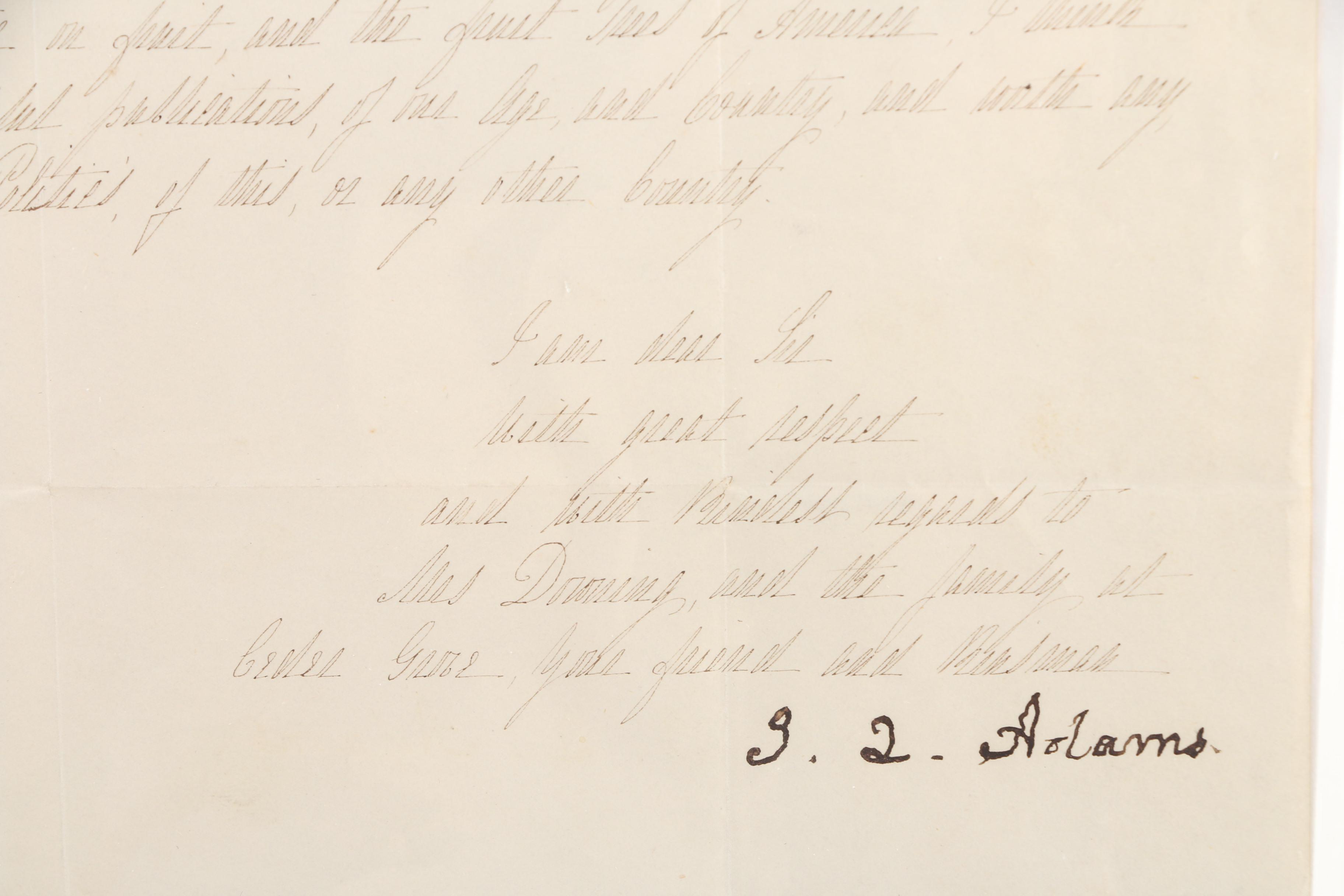 Presidents Monroe, Quincy Adams, Jackson & Van Buren Signed Documents