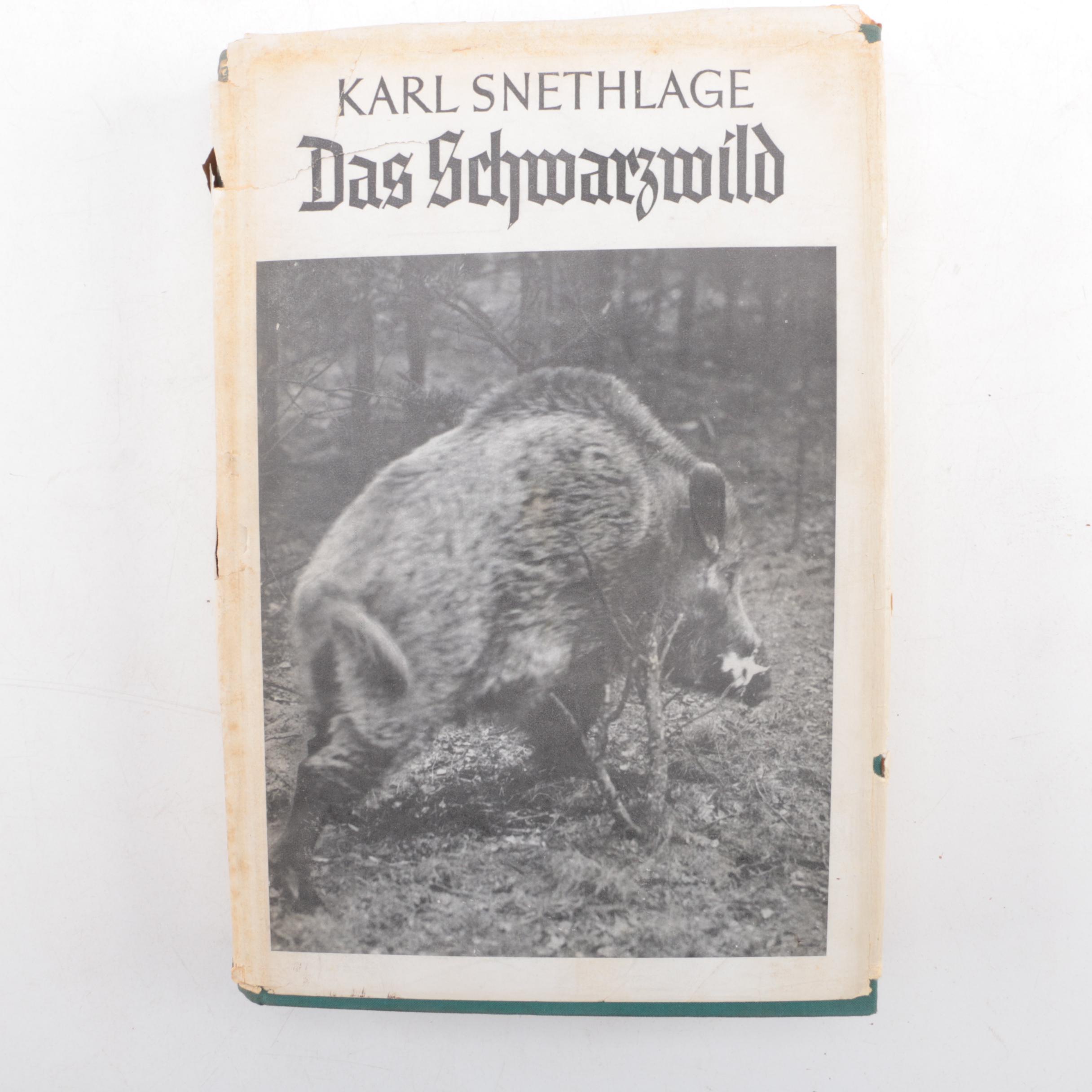 Vintage German Language Hunting Books