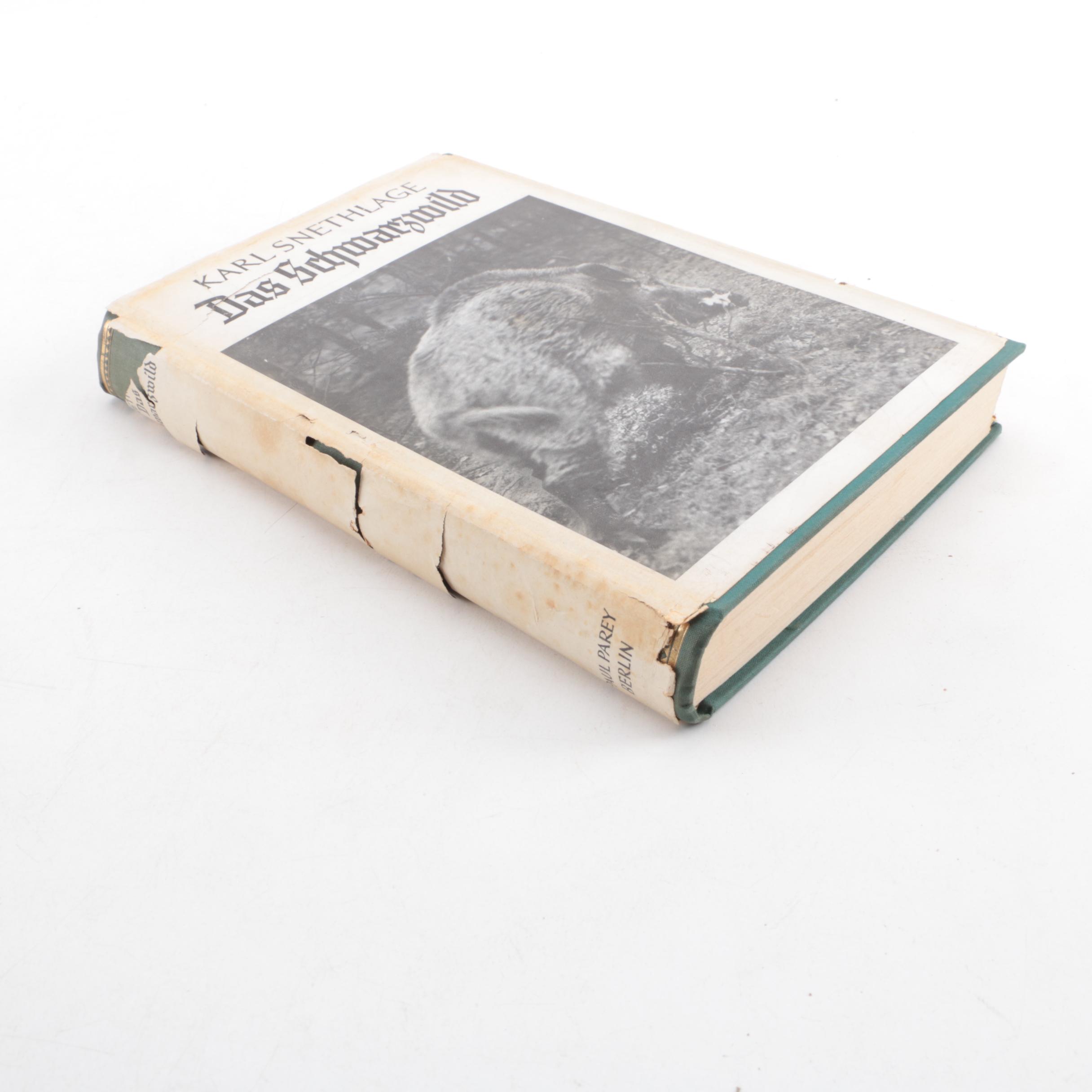 Vintage German Language Hunting Books