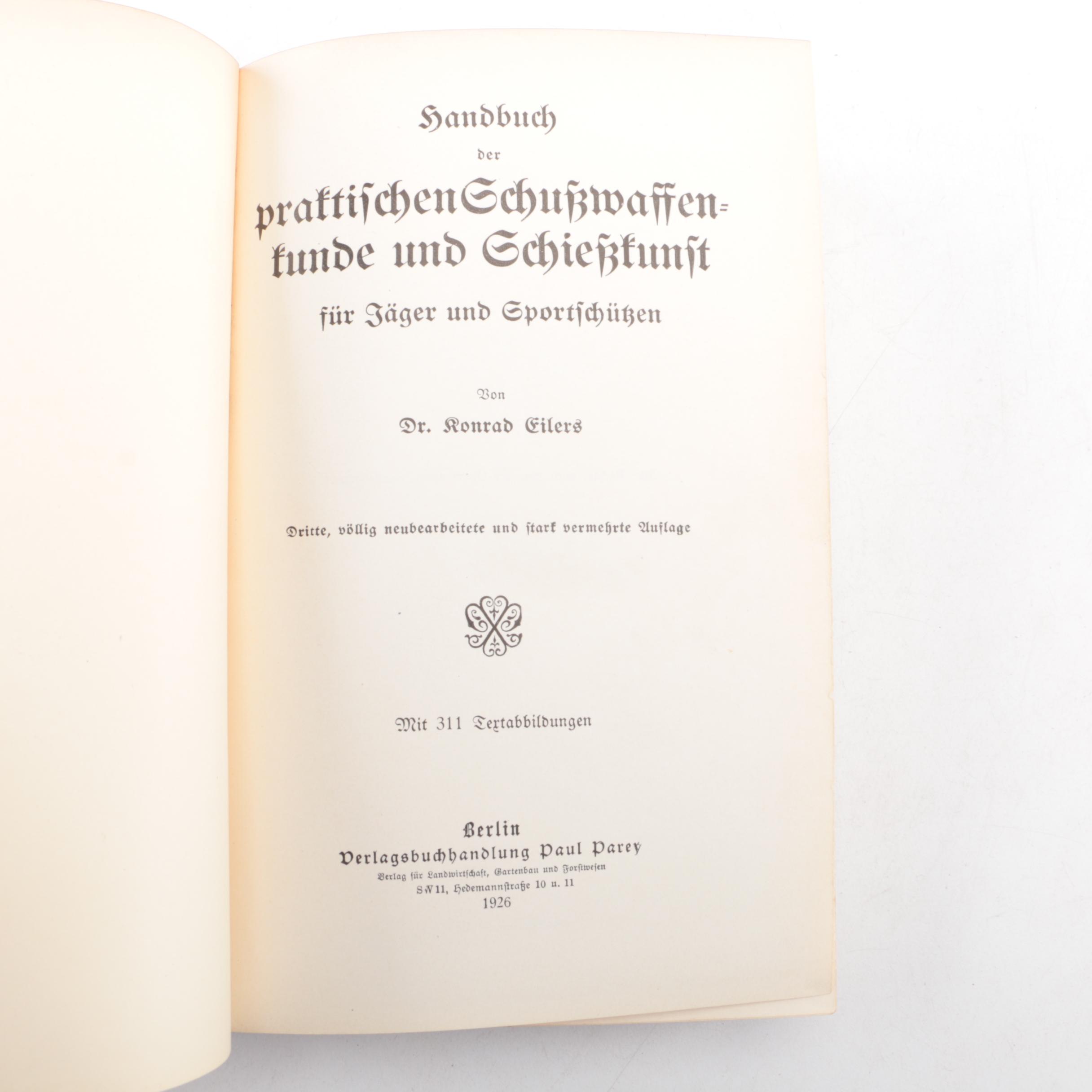 Vintage German Language Hunting Books