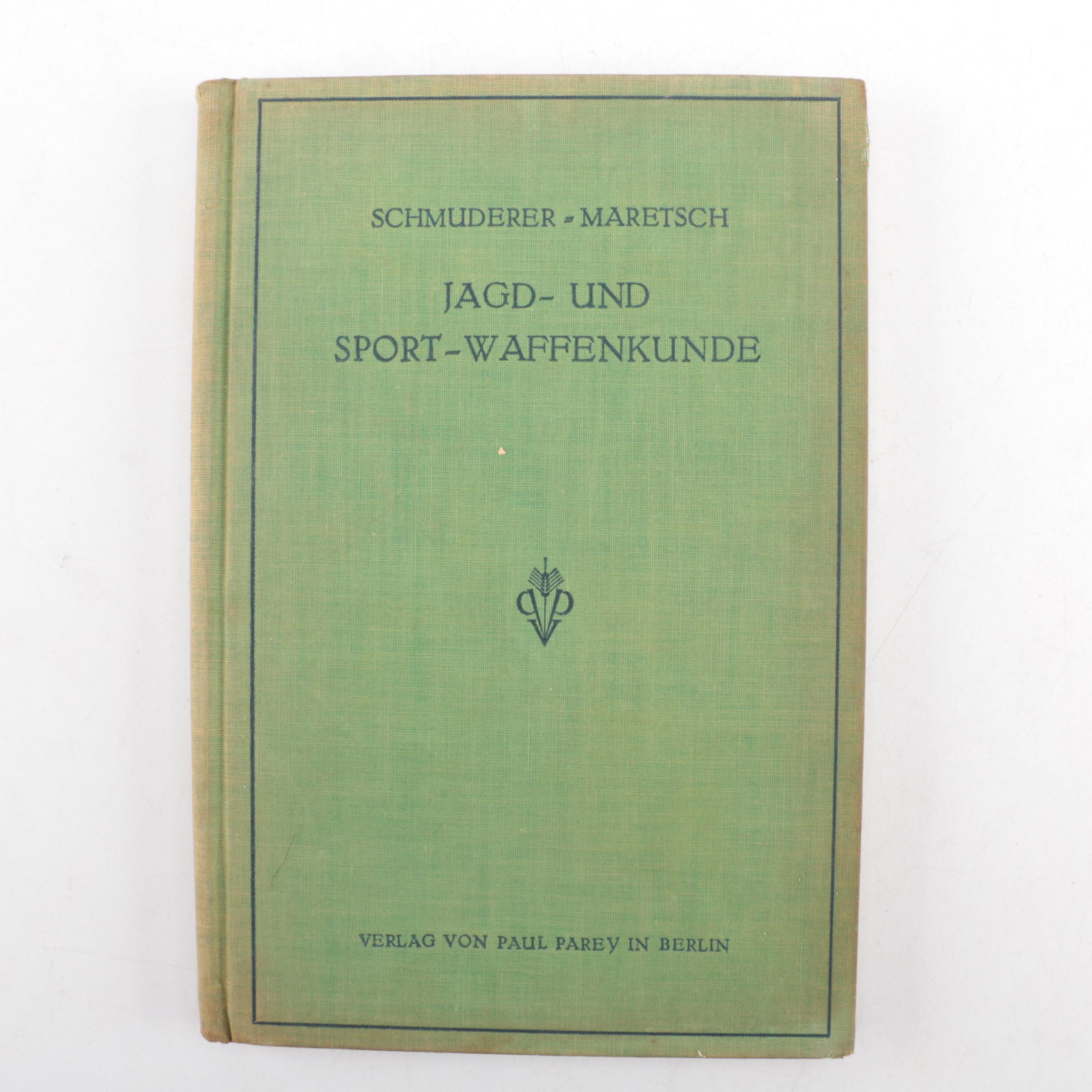 Vintage German Language Hunting Books