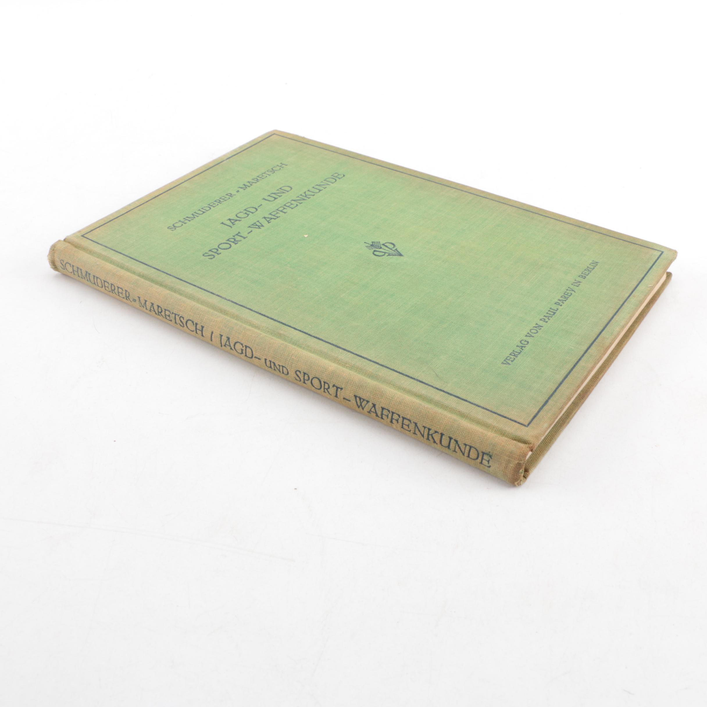 Vintage German Language Hunting Books