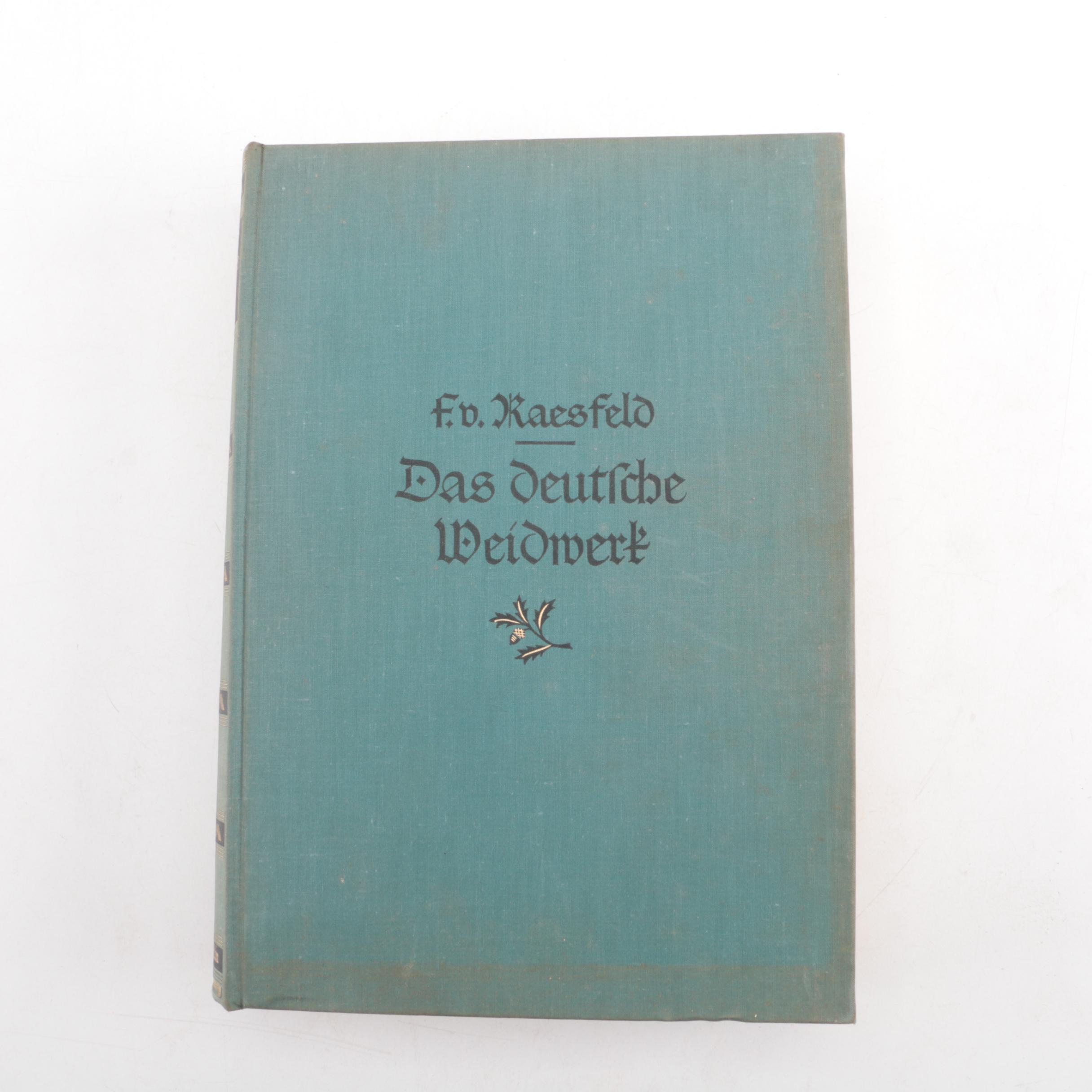 Vintage German Language Hunting Books