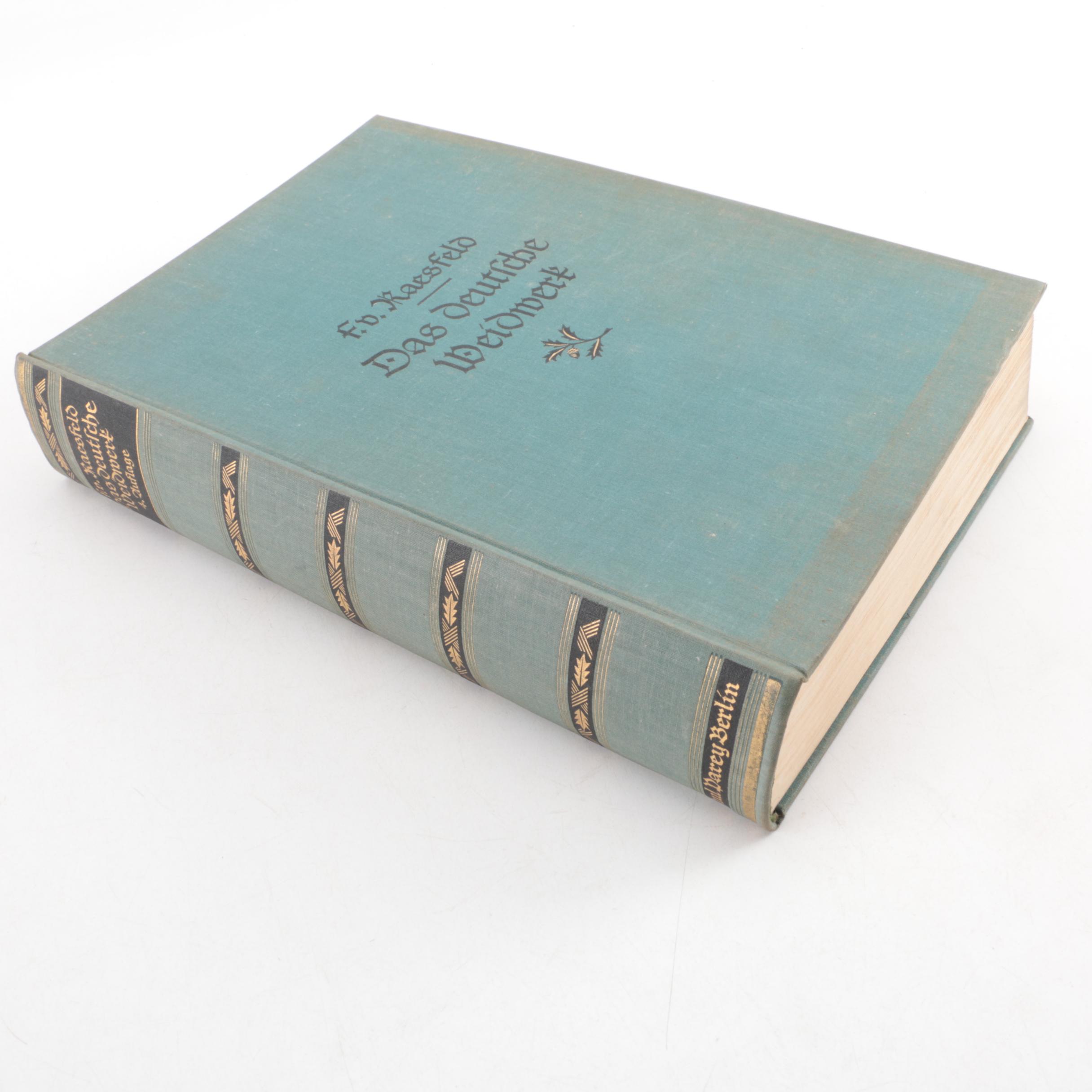 Vintage German Language Hunting Books