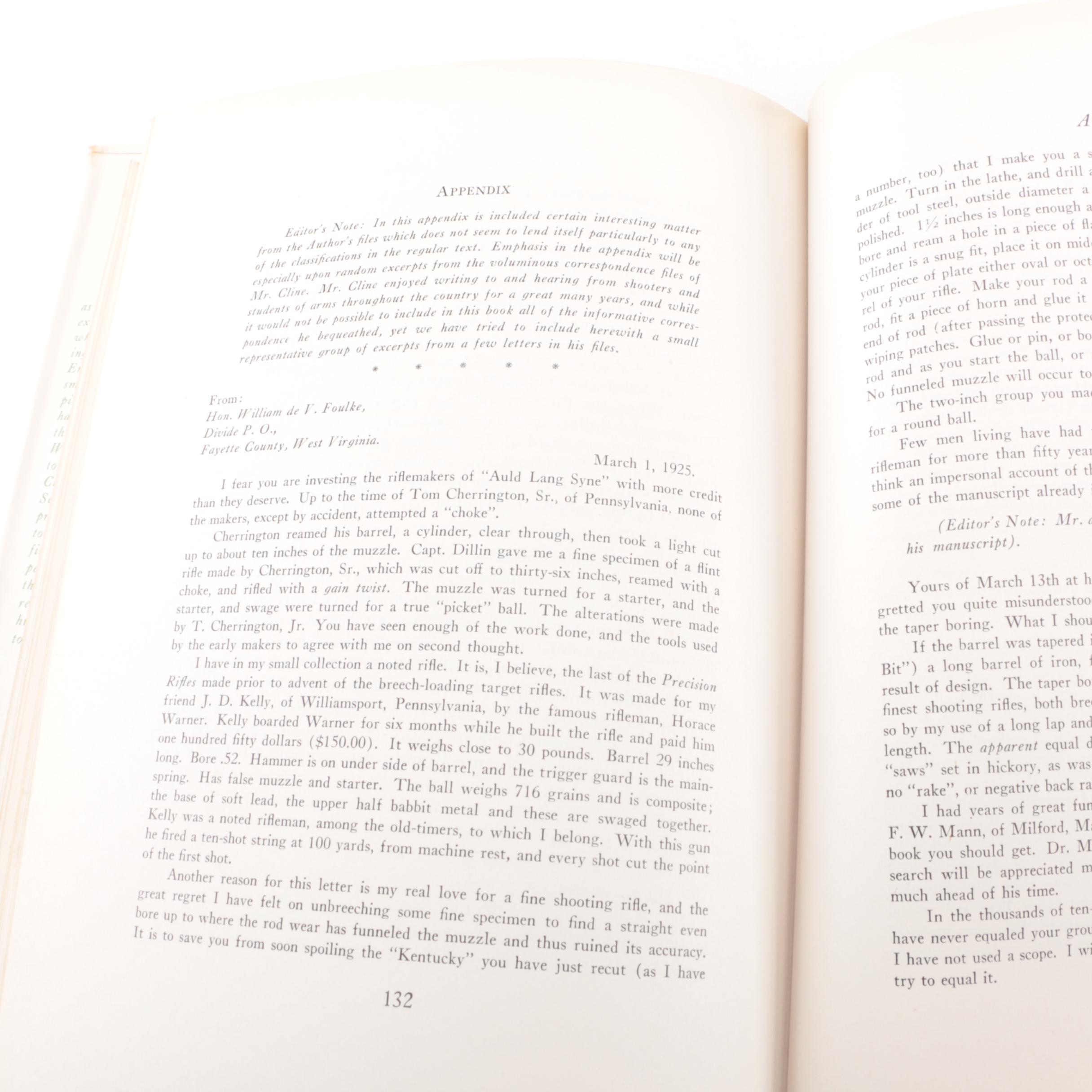 First Edition "The Muzzle-Loading Rifle...Then and  Now" by Walter Cline