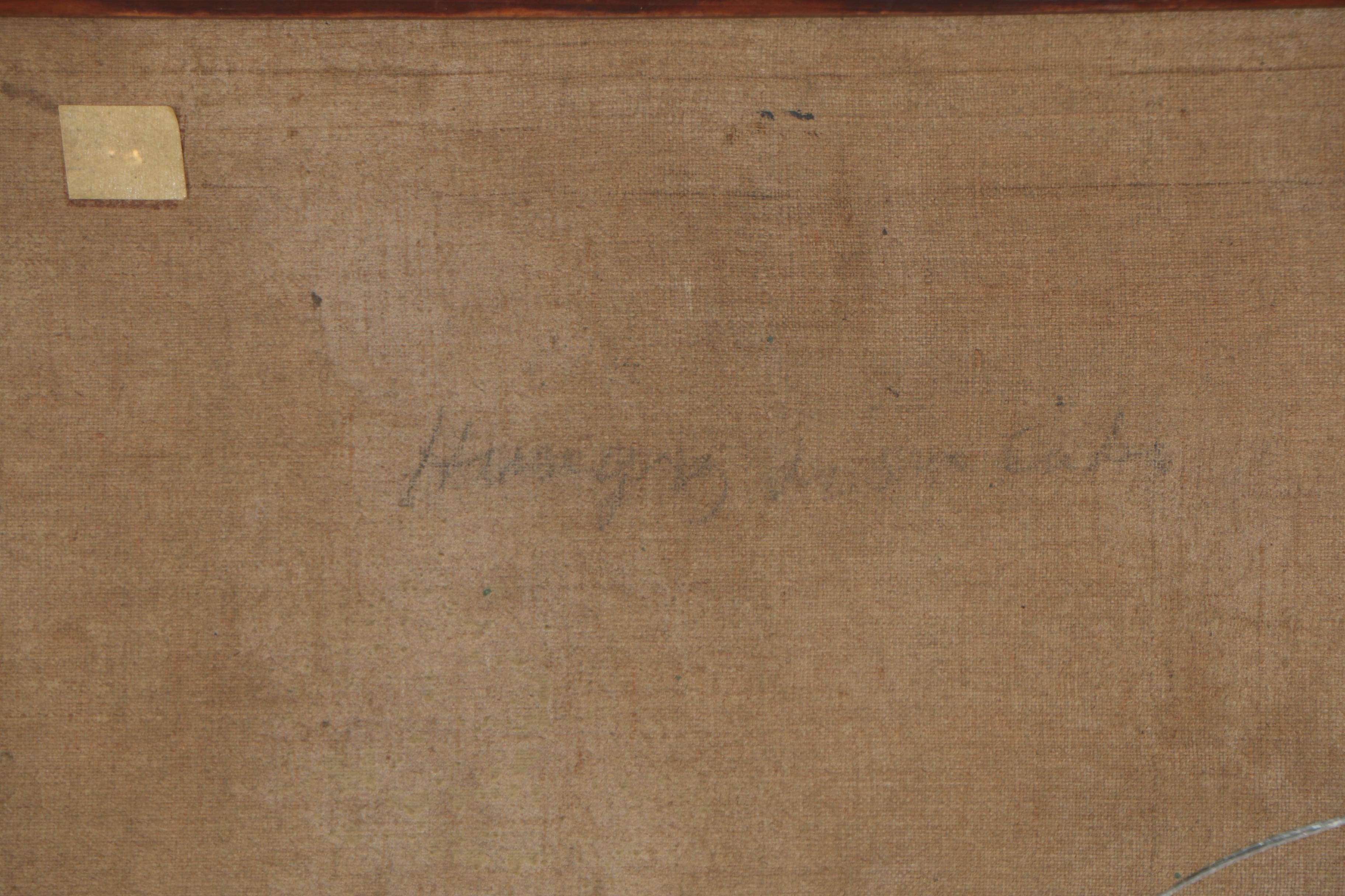 Paul Herzel 1912 Wildlife Oil Painting of Lions