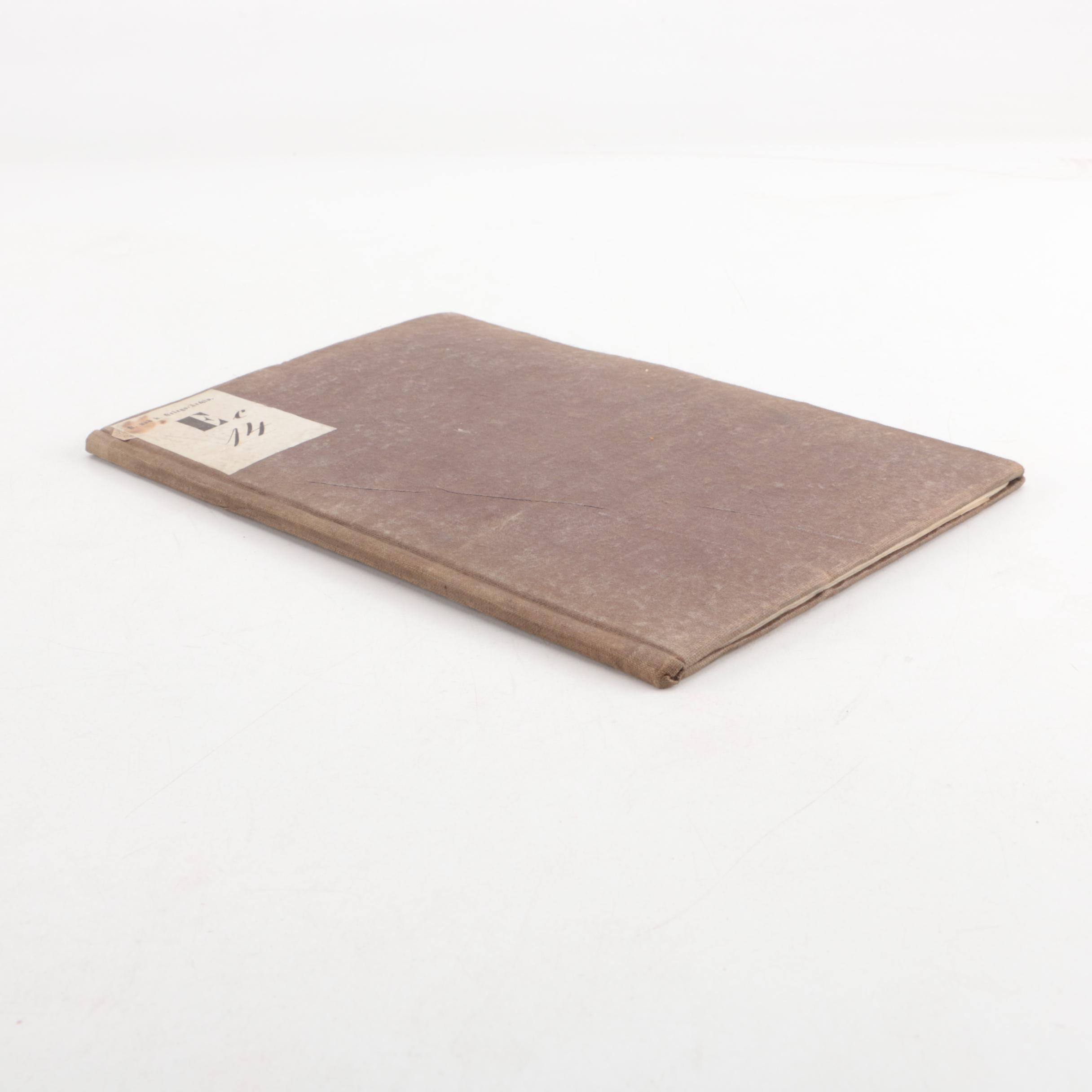 1851 "Chamber-Book of the K.K. Hunter Battalion" Austrian Military History Book