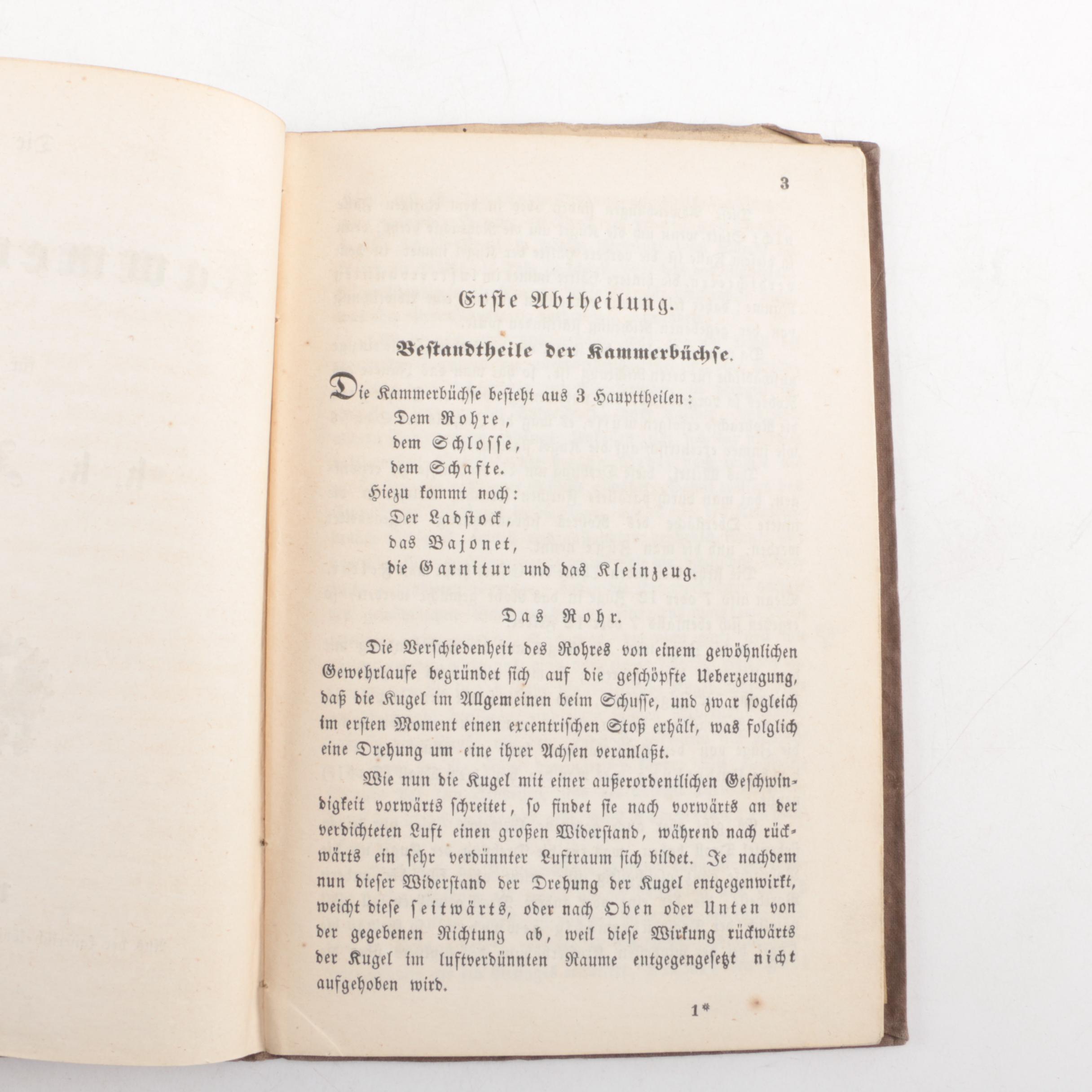 1851 "Chamber-Book of the K.K. Hunter Battalion" Austrian Military History Book