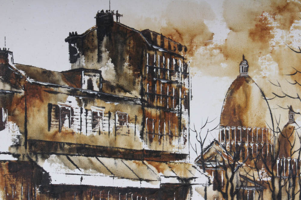 Adriano Marchello Mid-Century Oil Painting