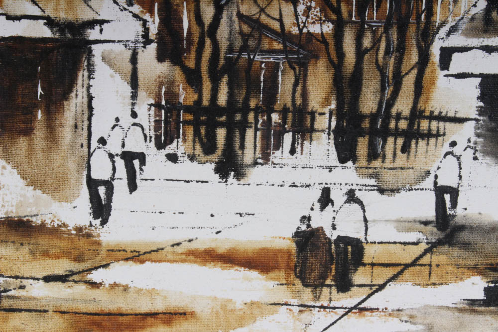 Adriano Marchello Mid-Century Oil Painting